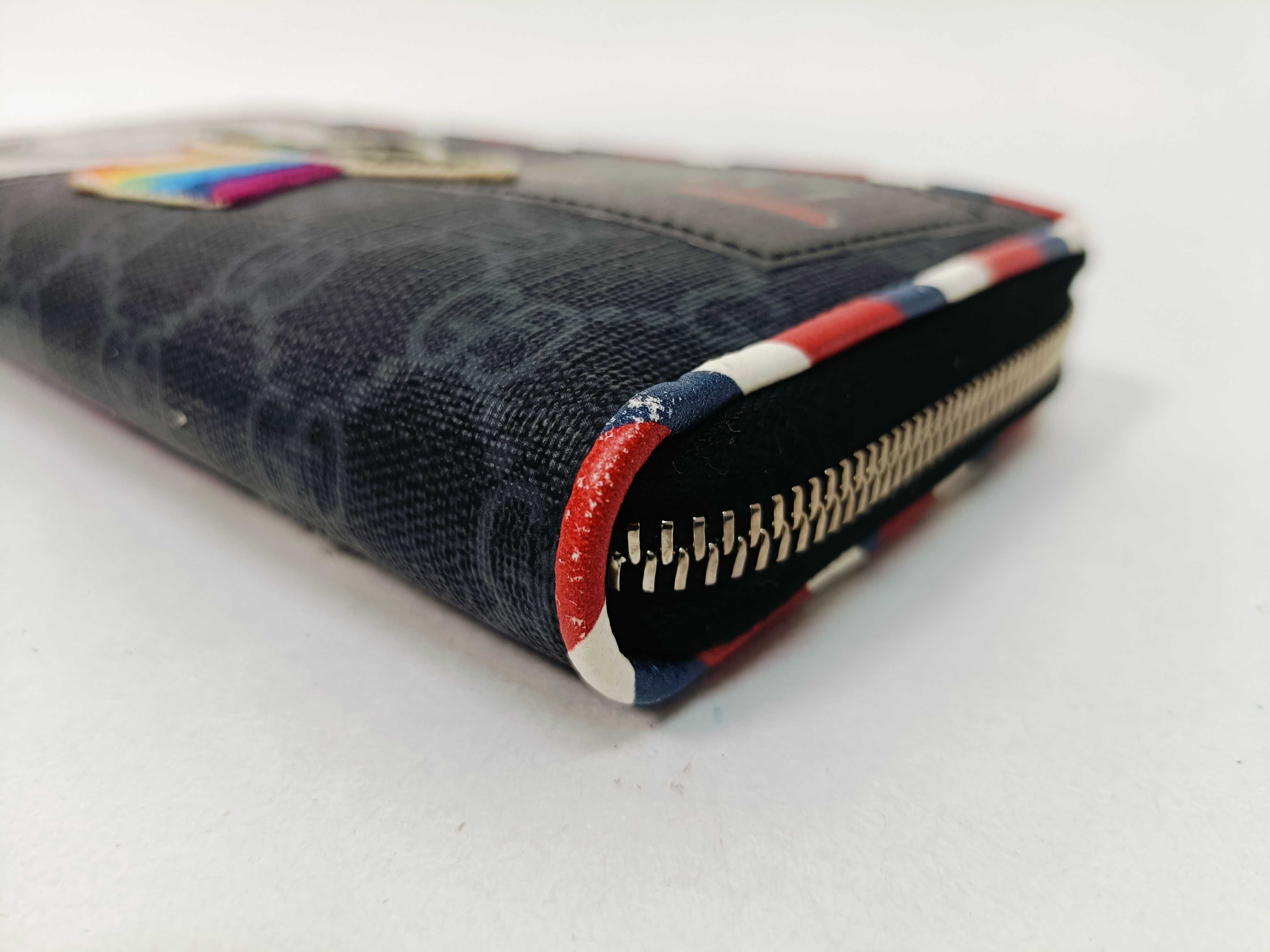 GG Supreme 496342 Round Zipper Long Wallet — view 4