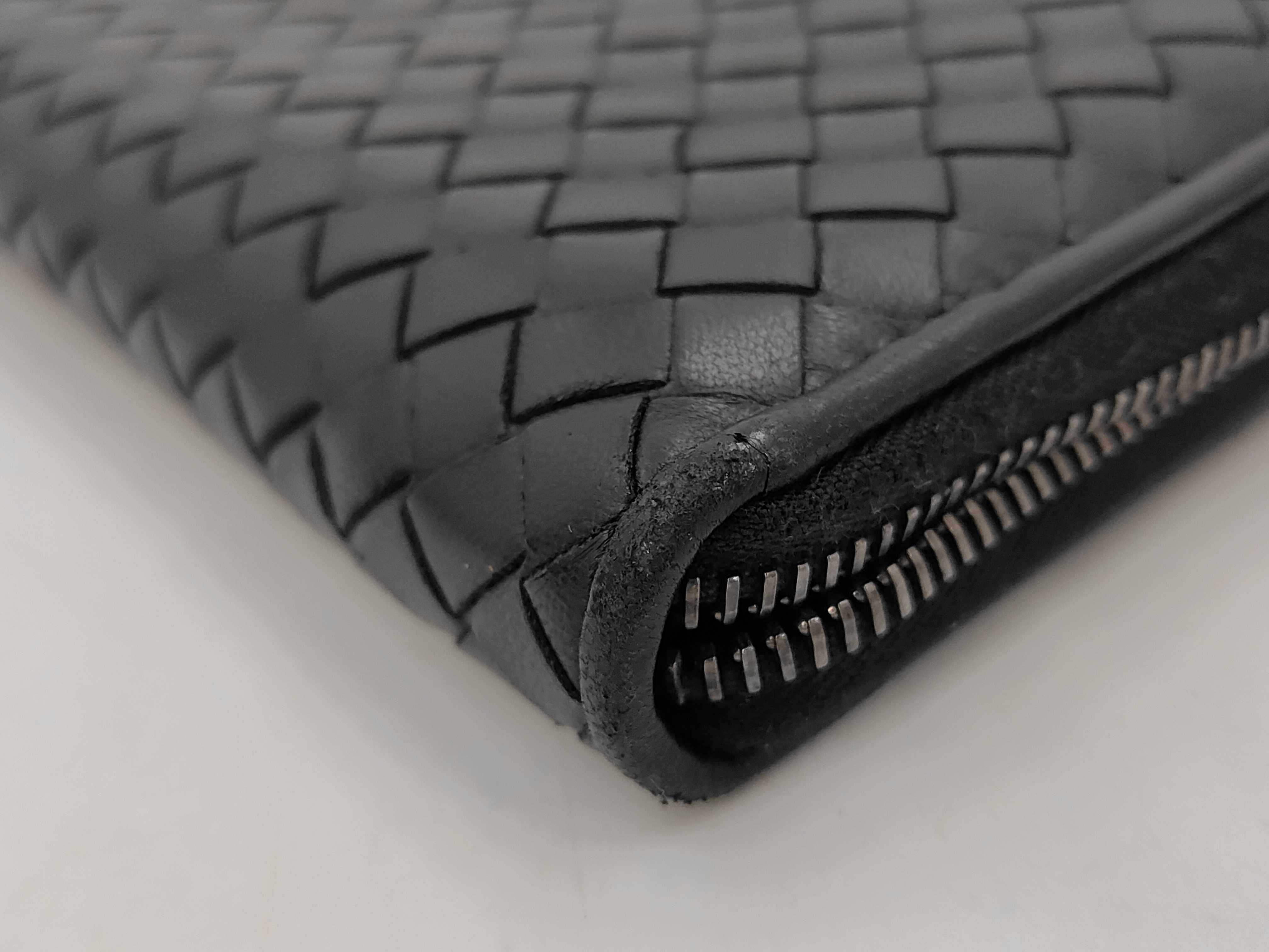 Intrecciato Brand Bag Long Wallet — view 3