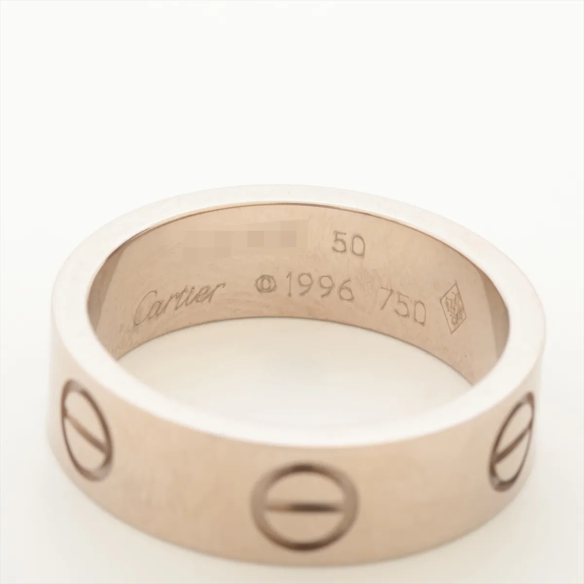 Love Ring 750 (WG) 6.8g 50 K53031 — view 3