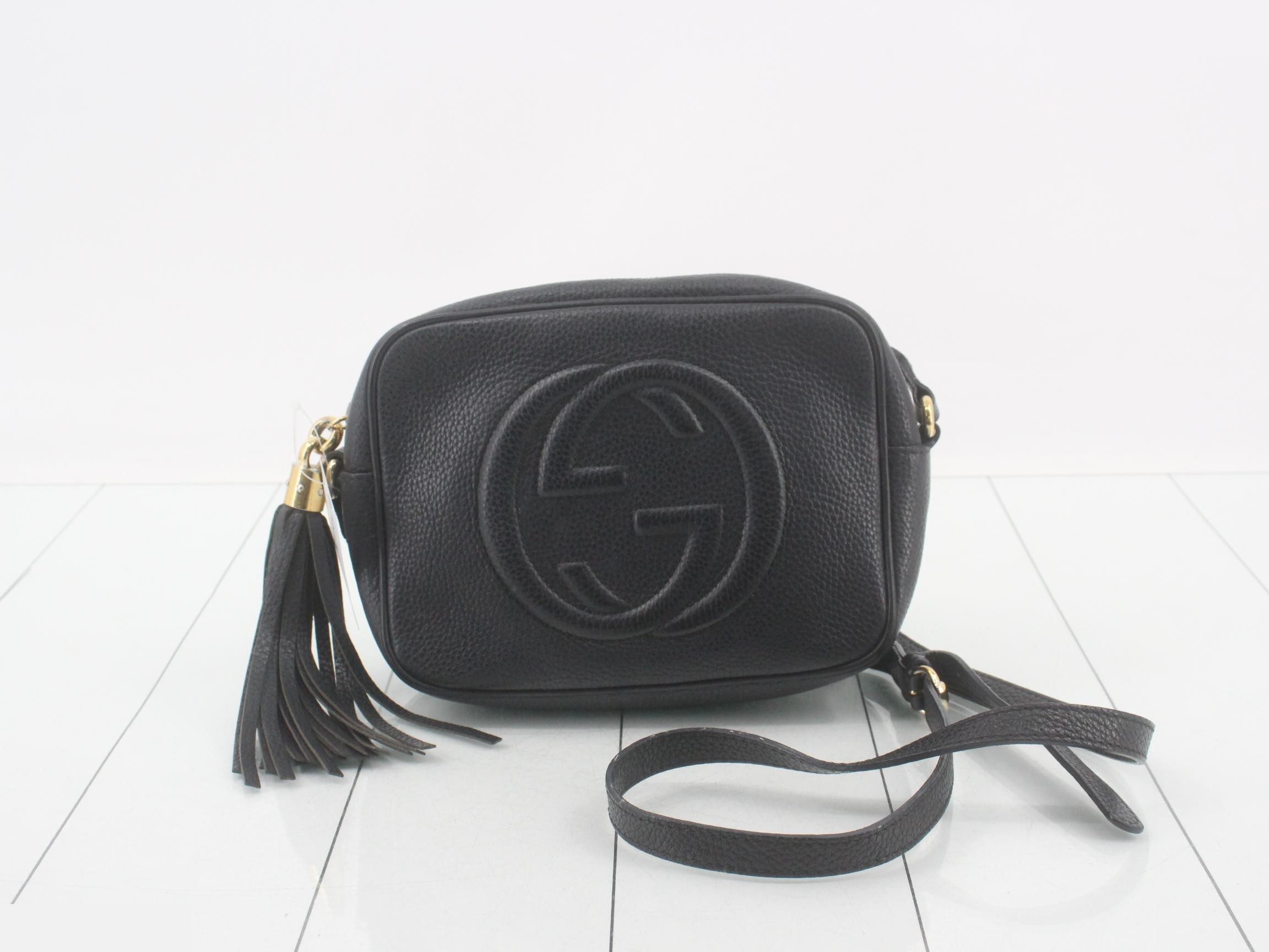 Leather disco bag