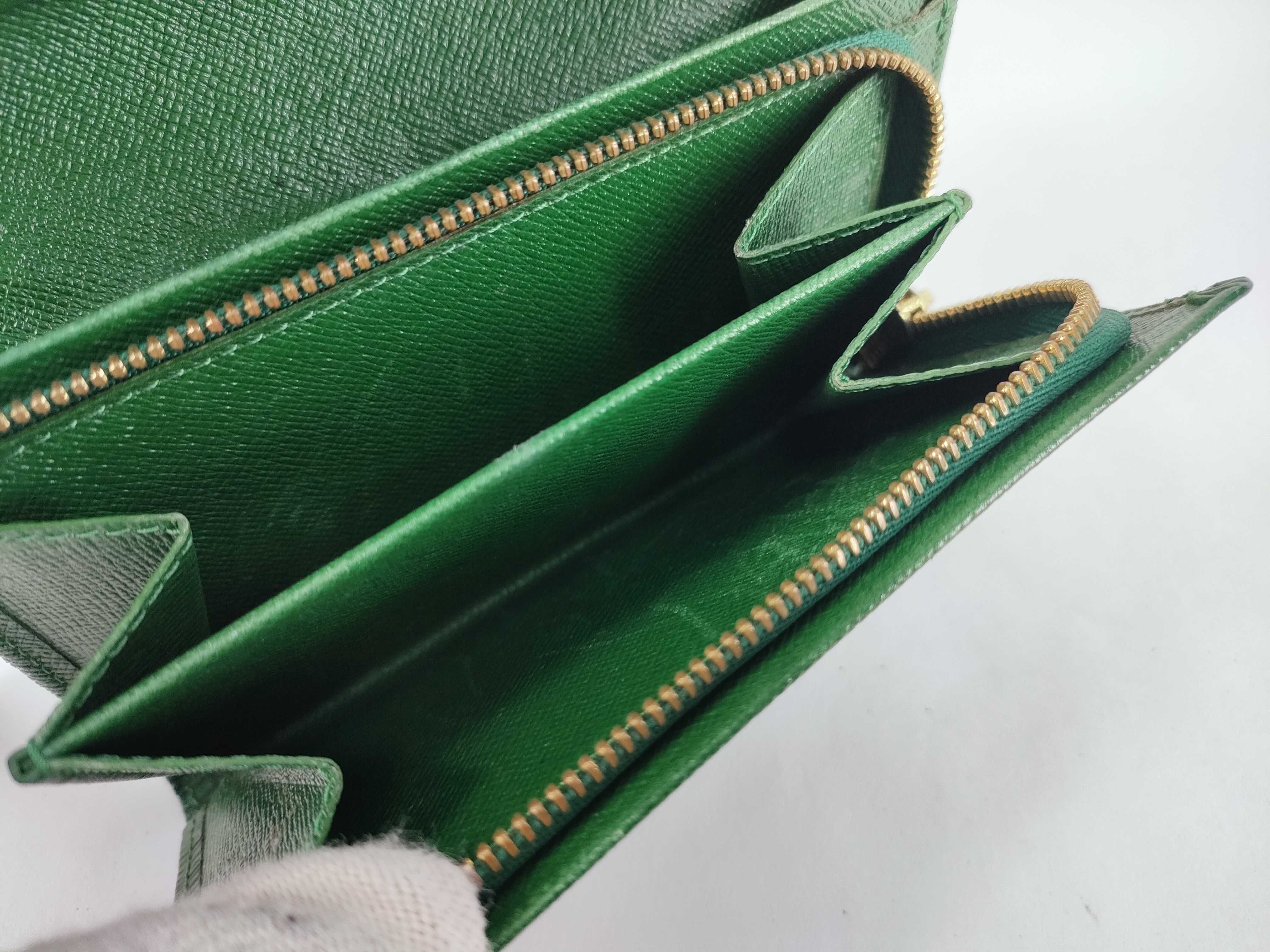 Epi Leather Green Wallet — view 11