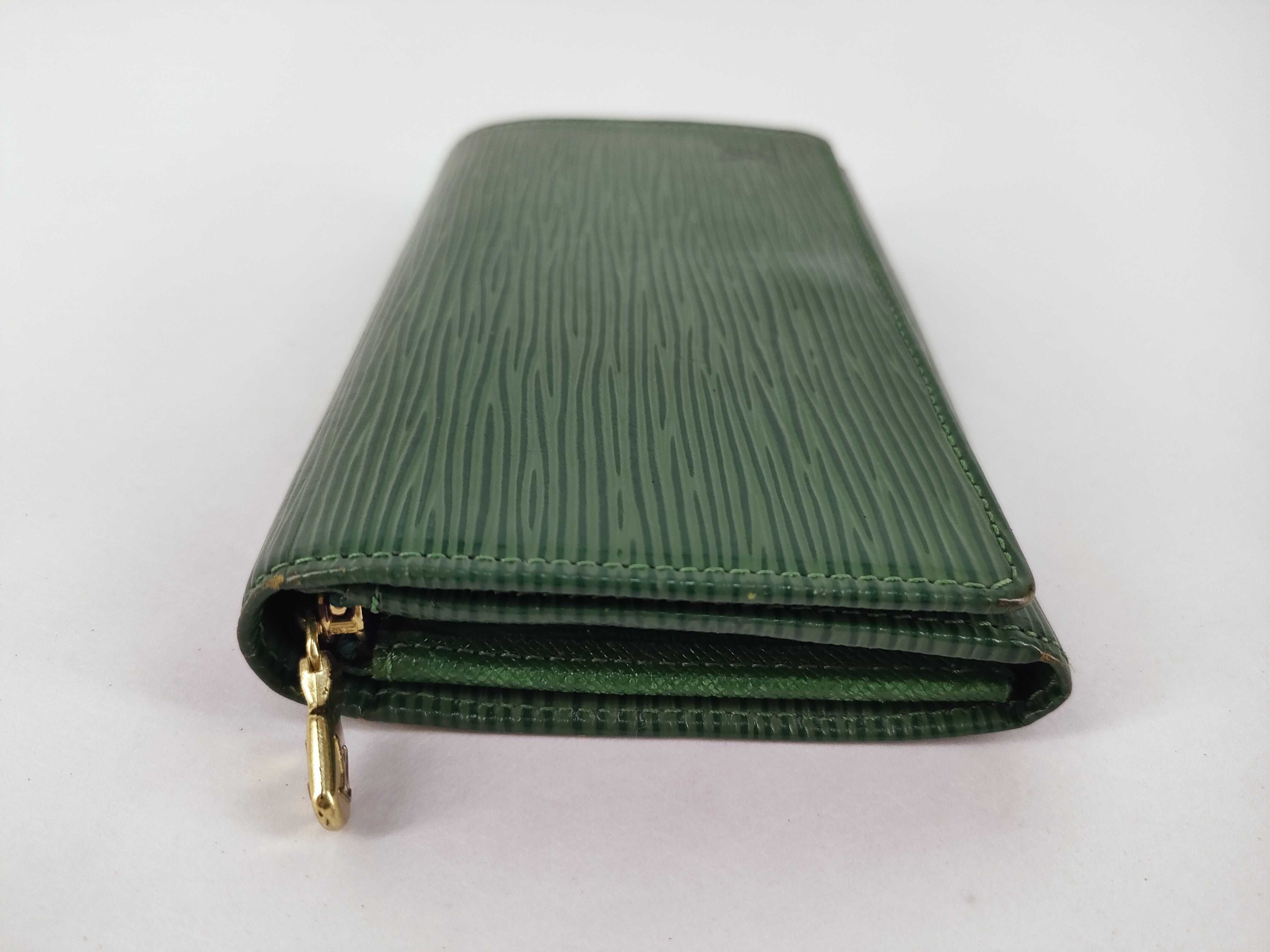Epi Leather Green Wallet — view 4