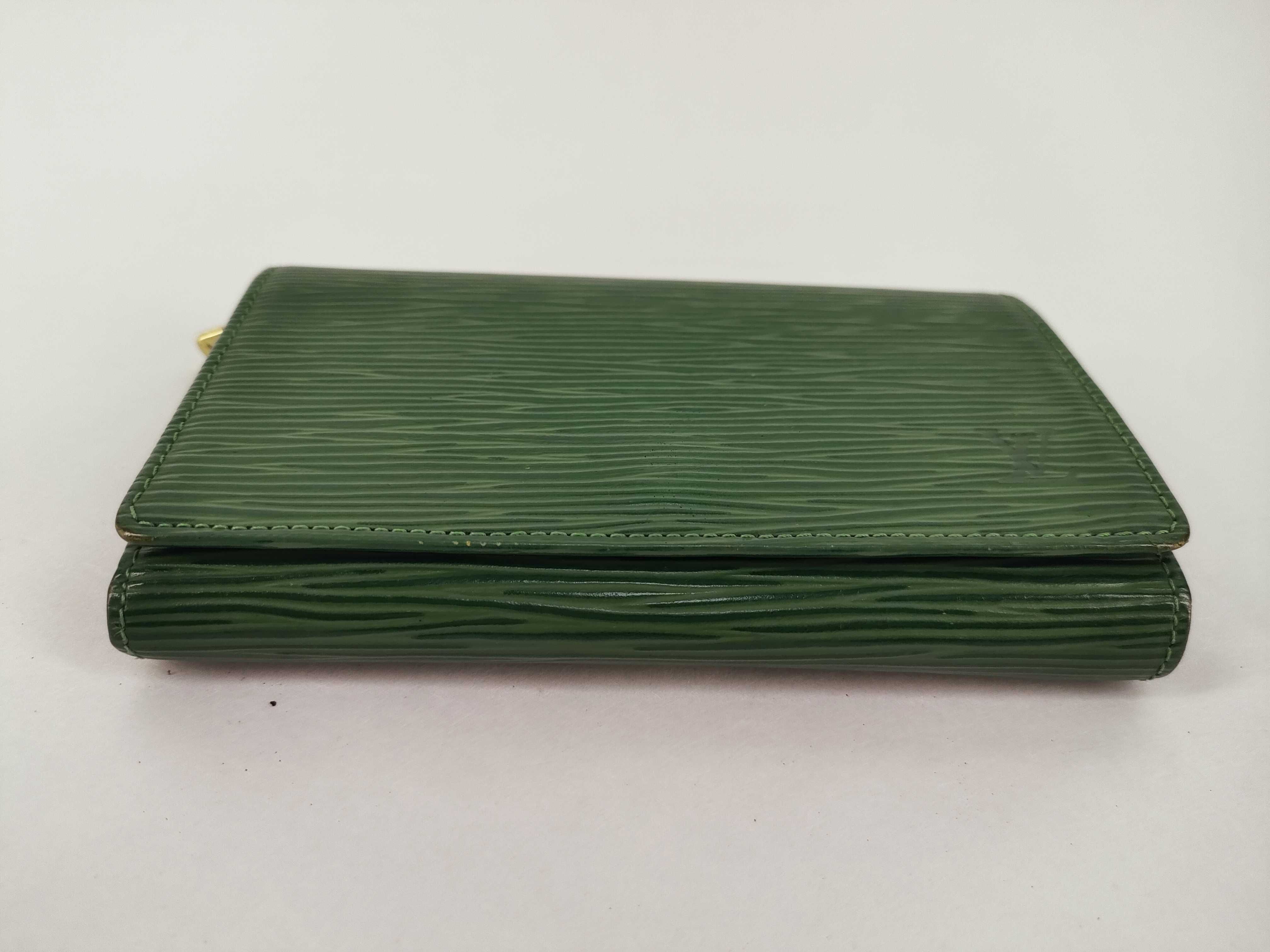 Epi Leather Green Wallet — view 5