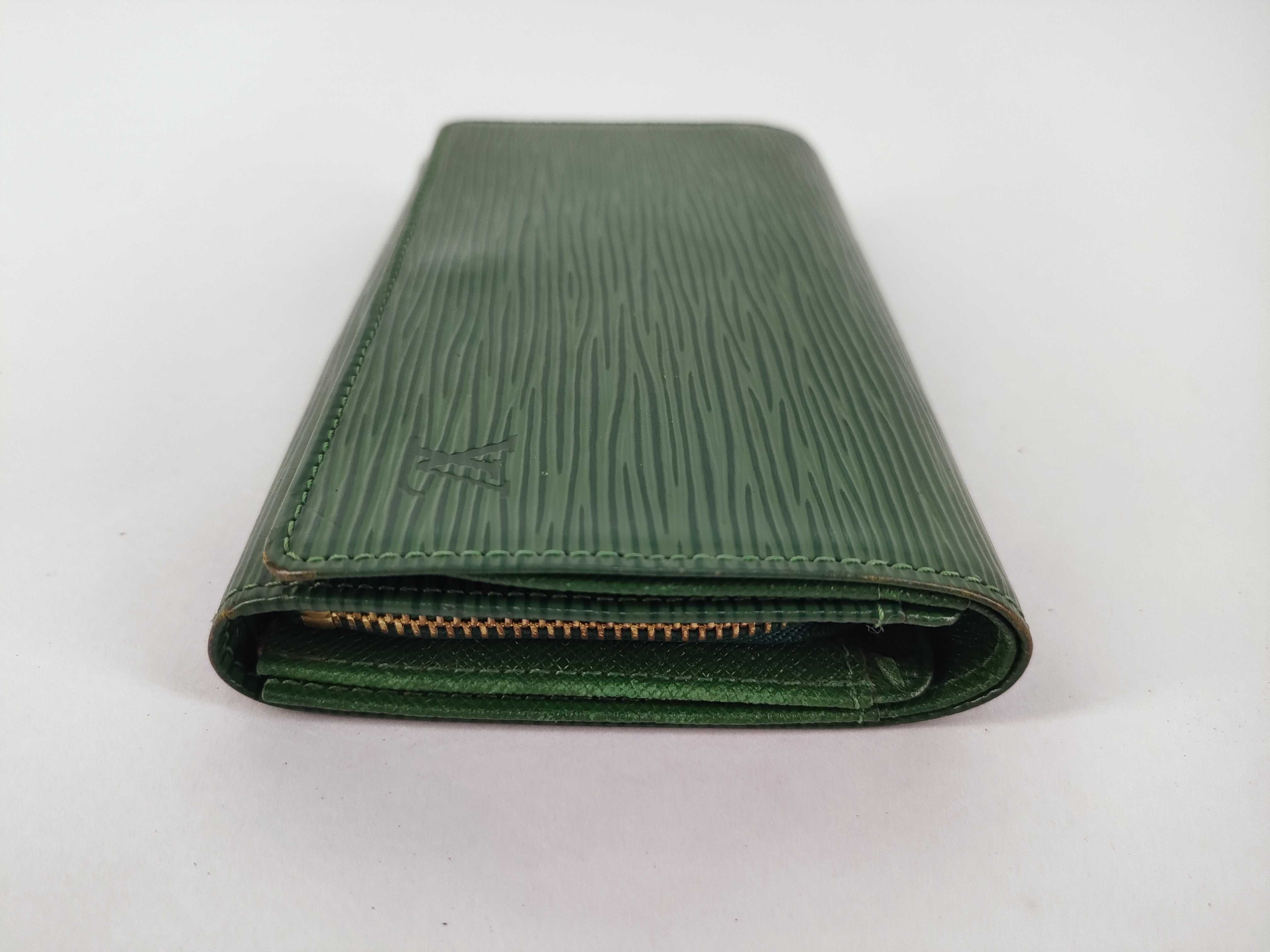 Epi Leather Green Wallet — view 6