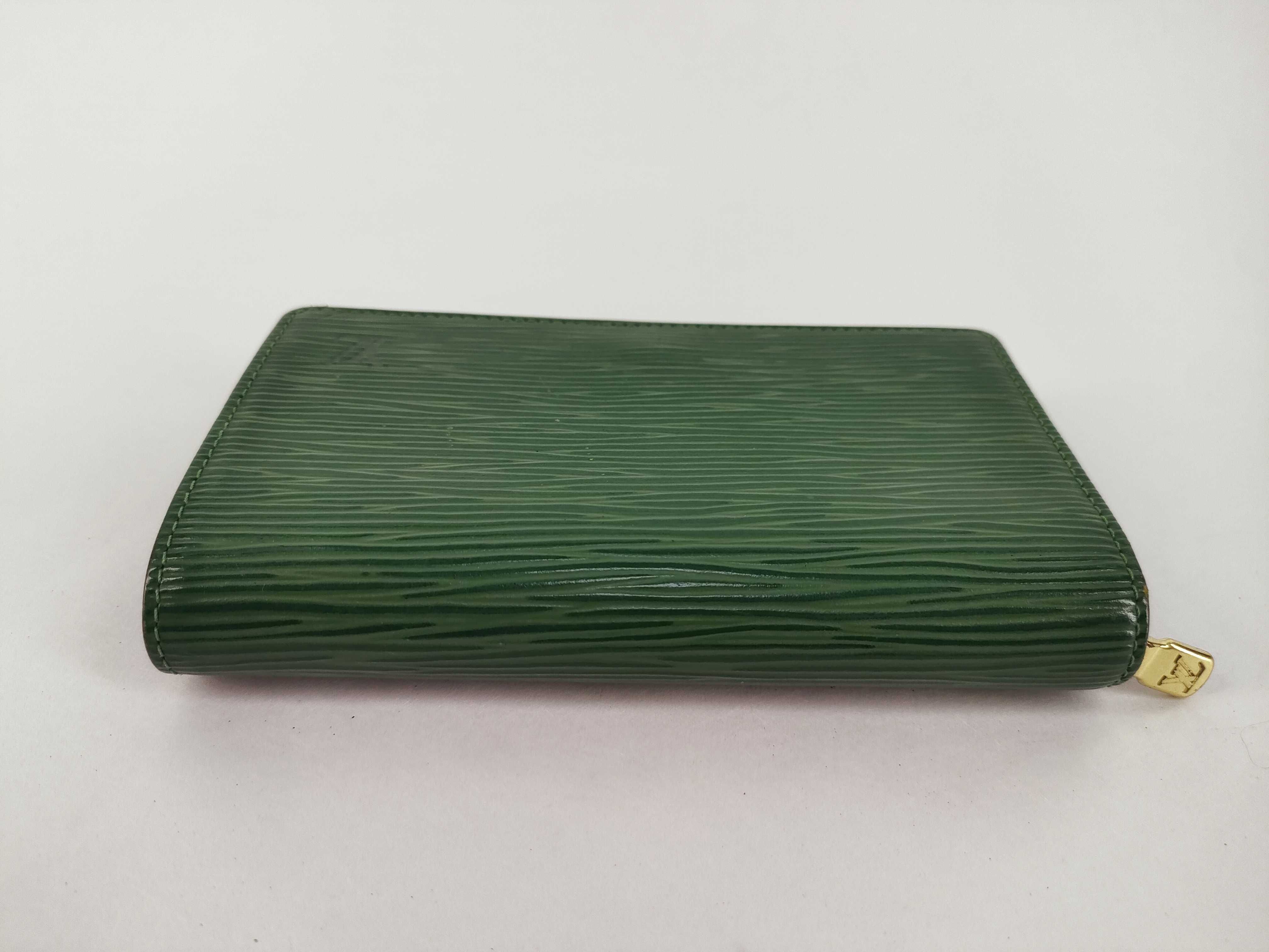 Epi Leather Green Wallet — view 7