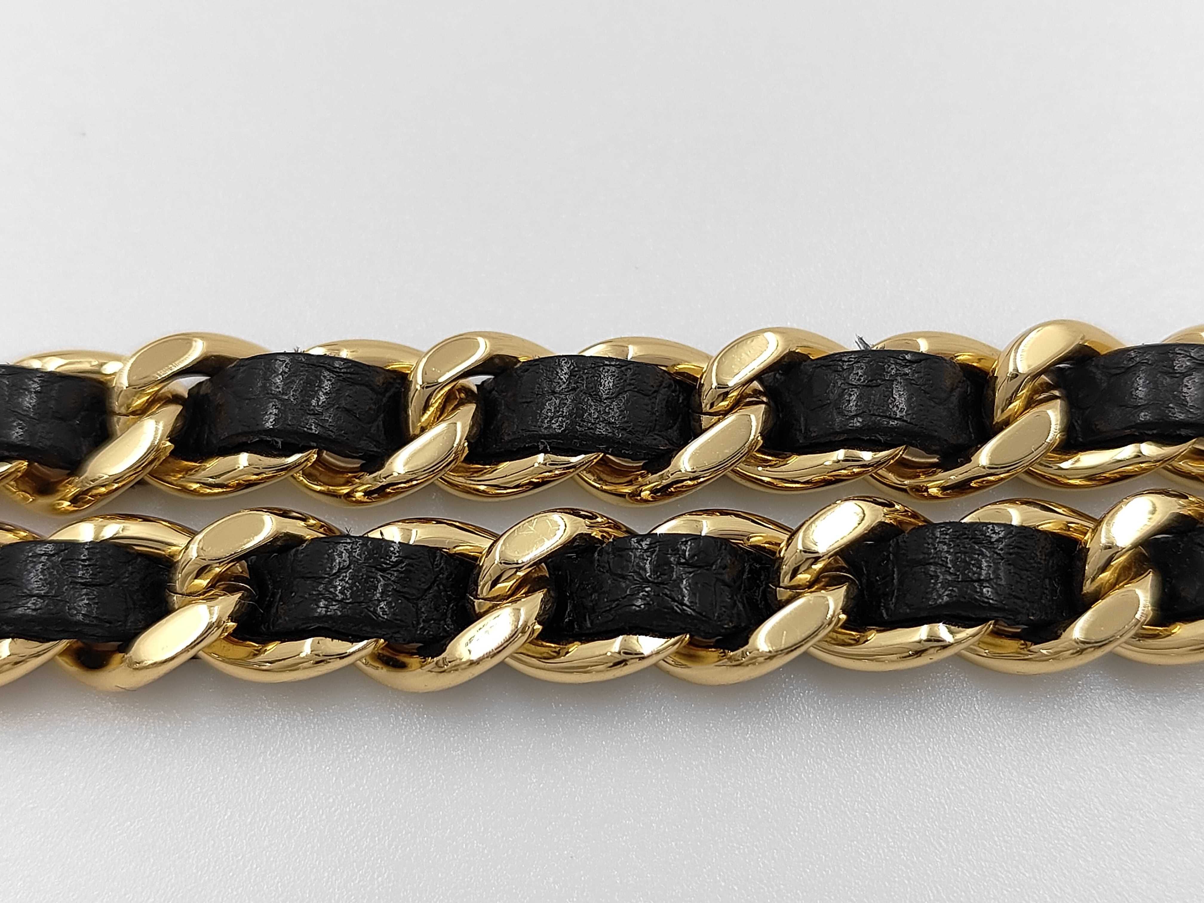 Chain Wallet, Caviar Leather, Black, Gold Hardware, 28963974, Shoulder Bag — view 7