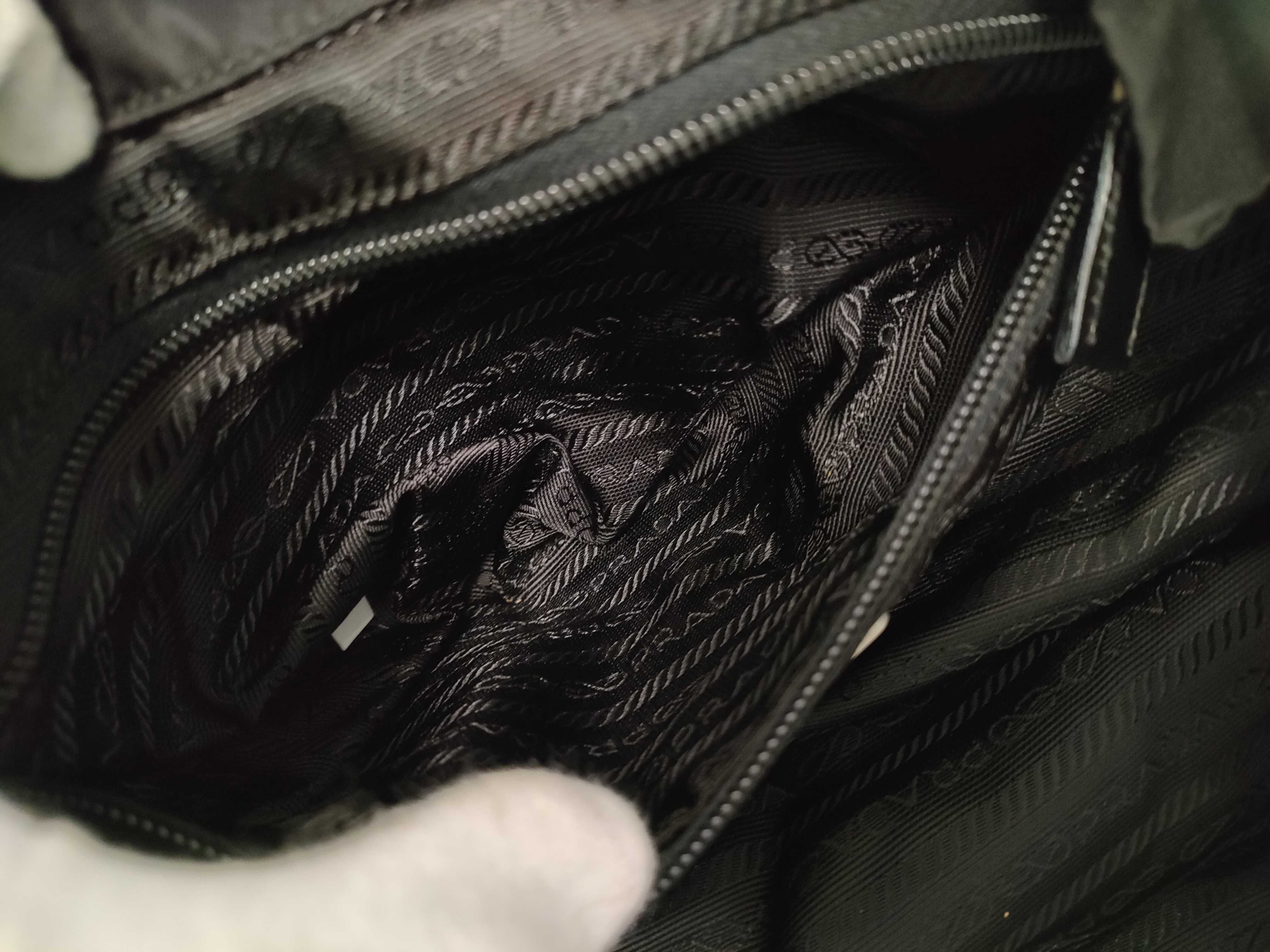 nylon backpack, black backpack. — view 11