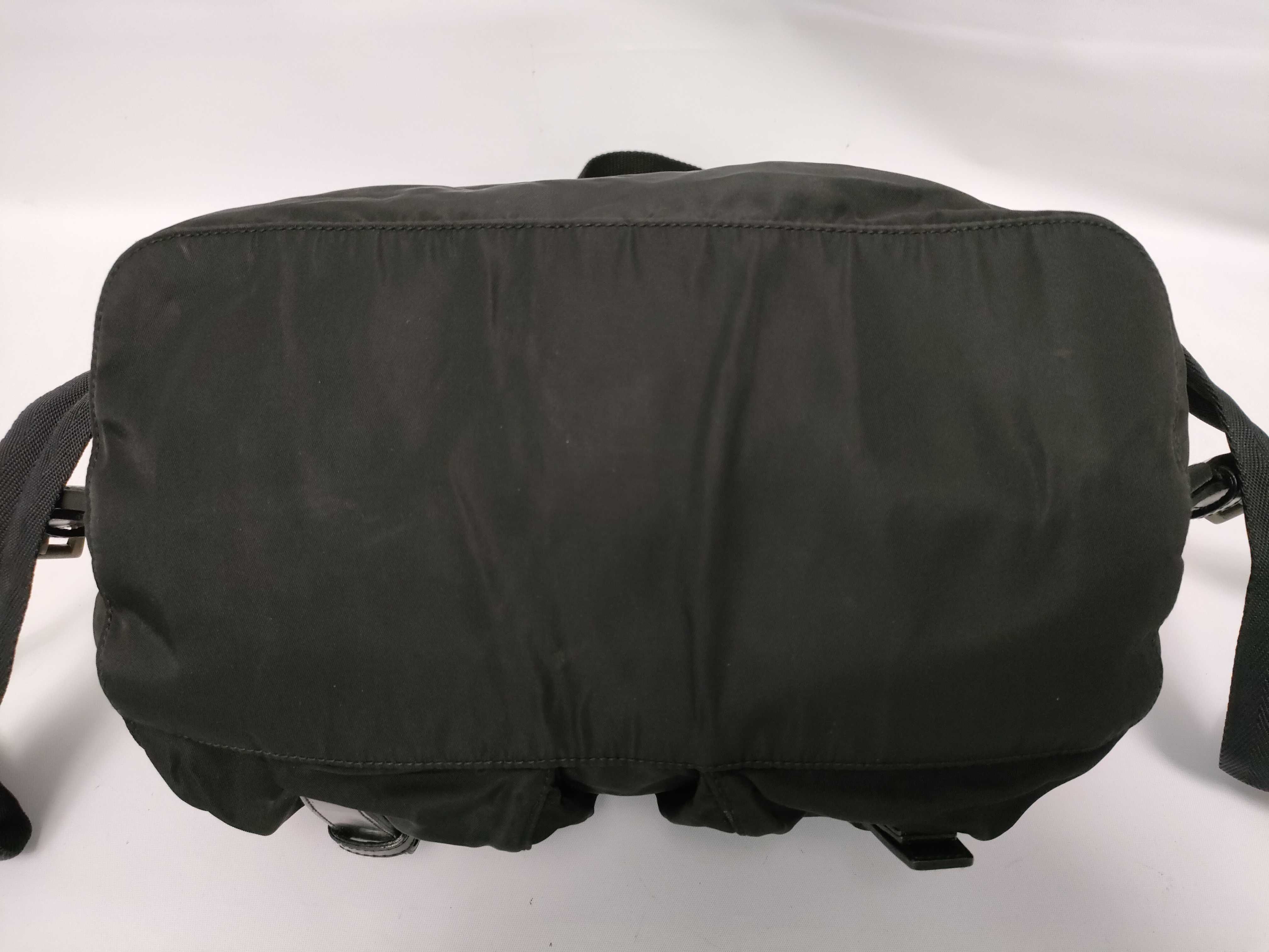 nylon backpack, black backpack. — view 3