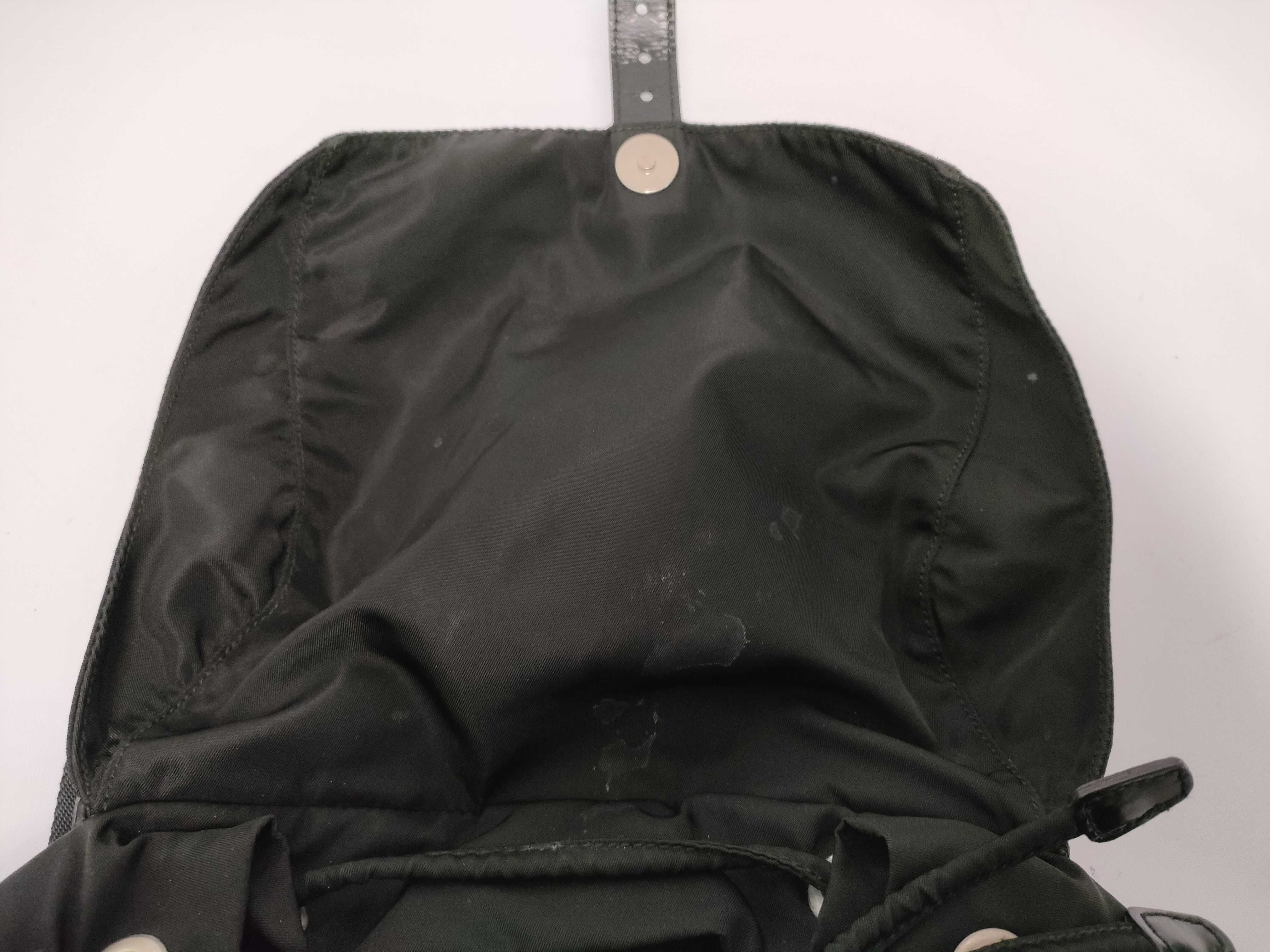 nylon backpack, black backpack. — view 8