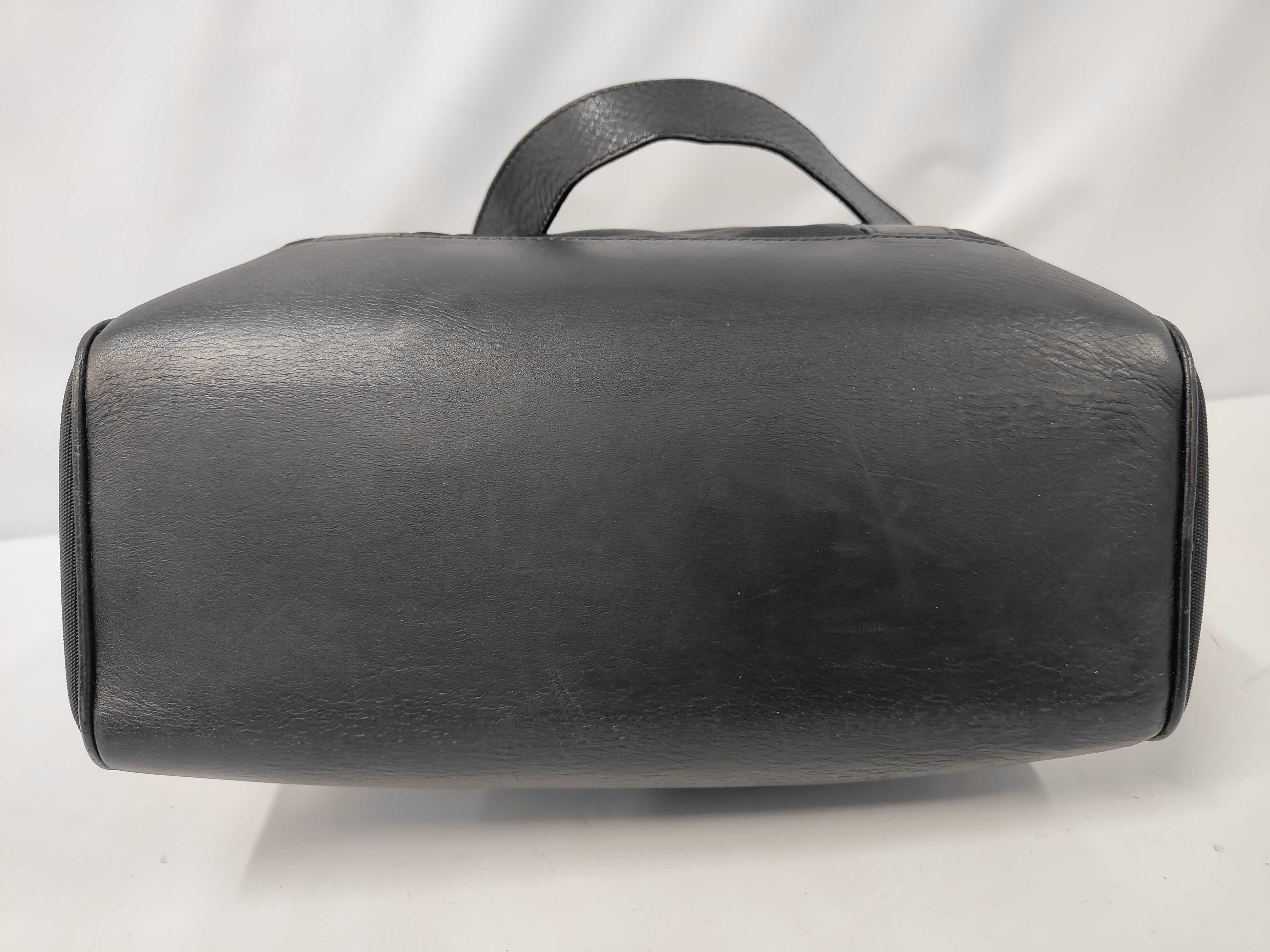 Nylon Leather Tote Bag — view 3