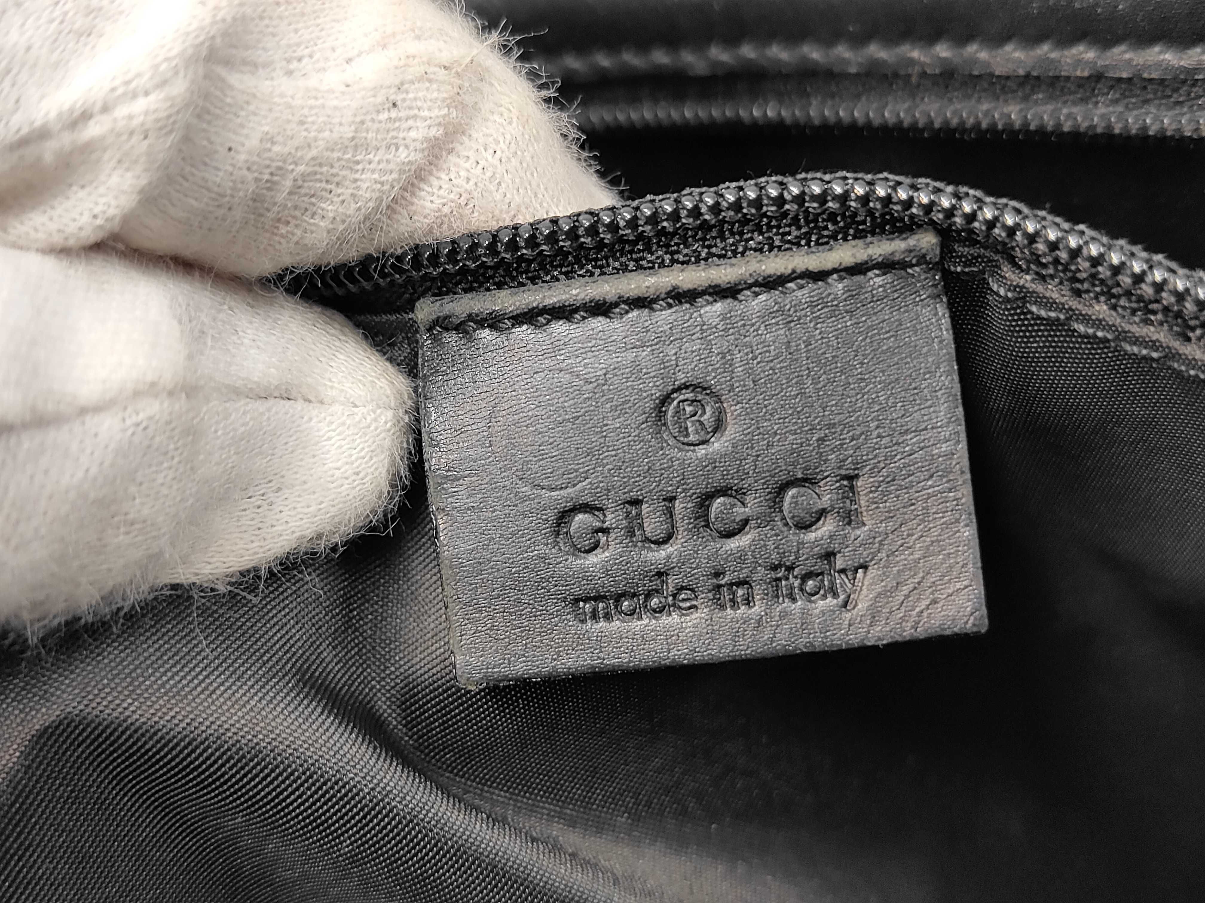Nylon Leather Tote Bag — view 9