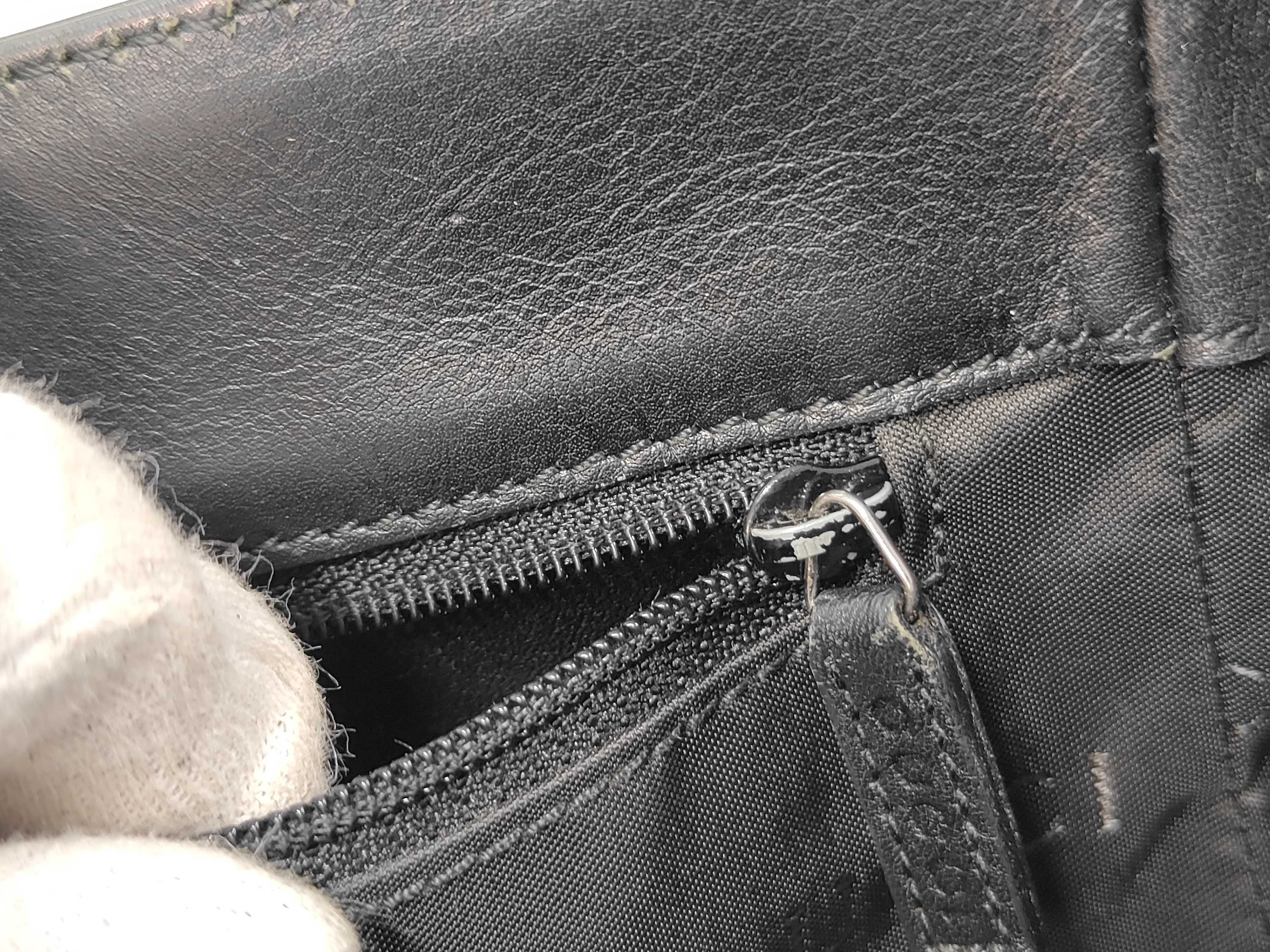 Nylon Leather Tote Bag — view 10