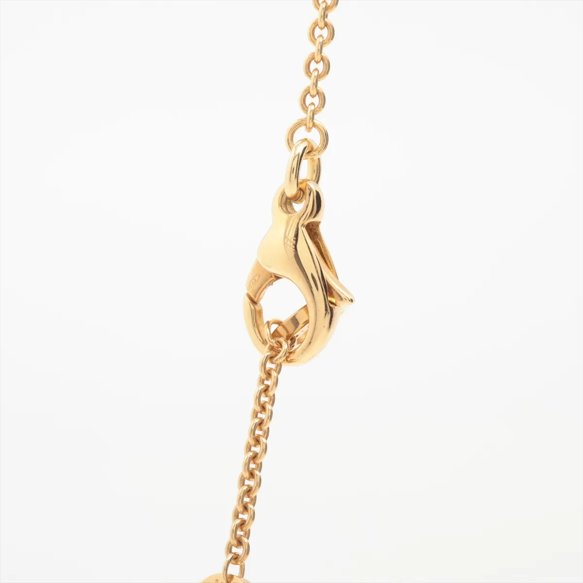 Parentesi necklace, 750 (yellow gold), 15.1g, loose bail. — view 3