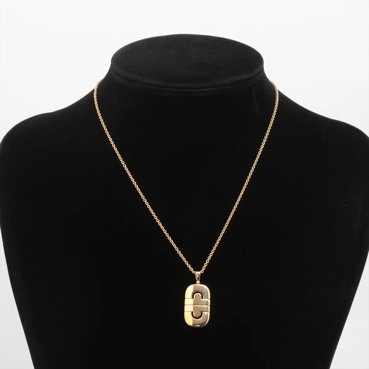 Parentesi necklace, 750 (yellow gold), 15.1g, loose bail. — view 5