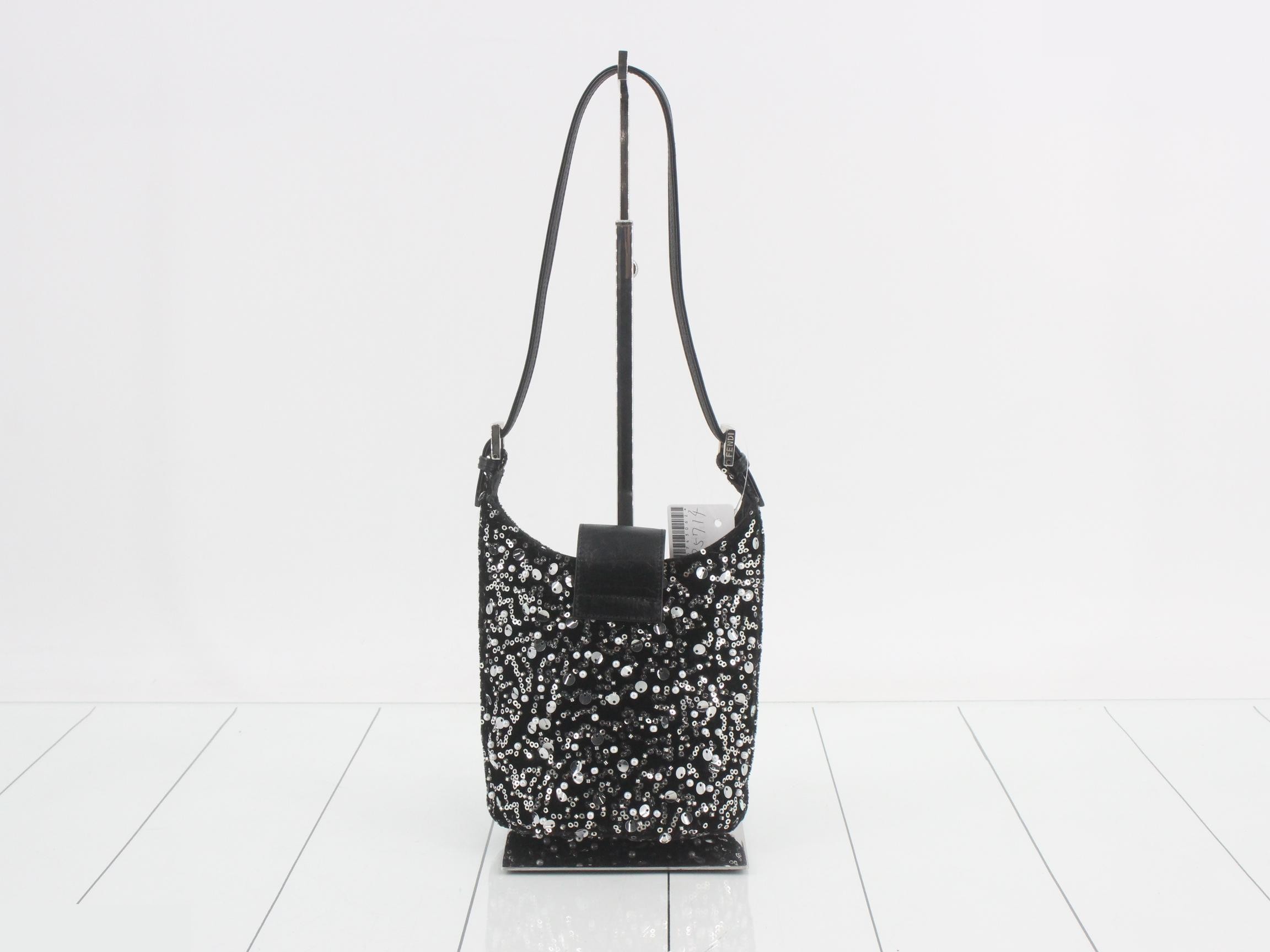 Beaded Mamma Baguette Shoulder Bag — view 2