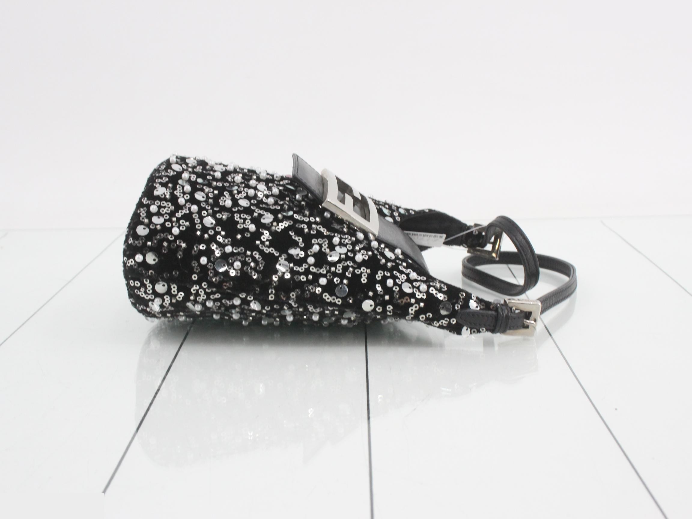Beaded Mamma Baguette Shoulder Bag — view 3