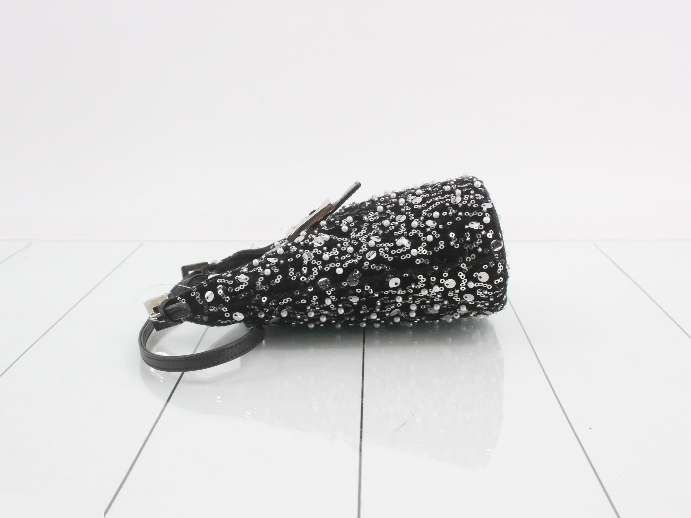 Beaded Mamma Baguette Shoulder Bag — view 4