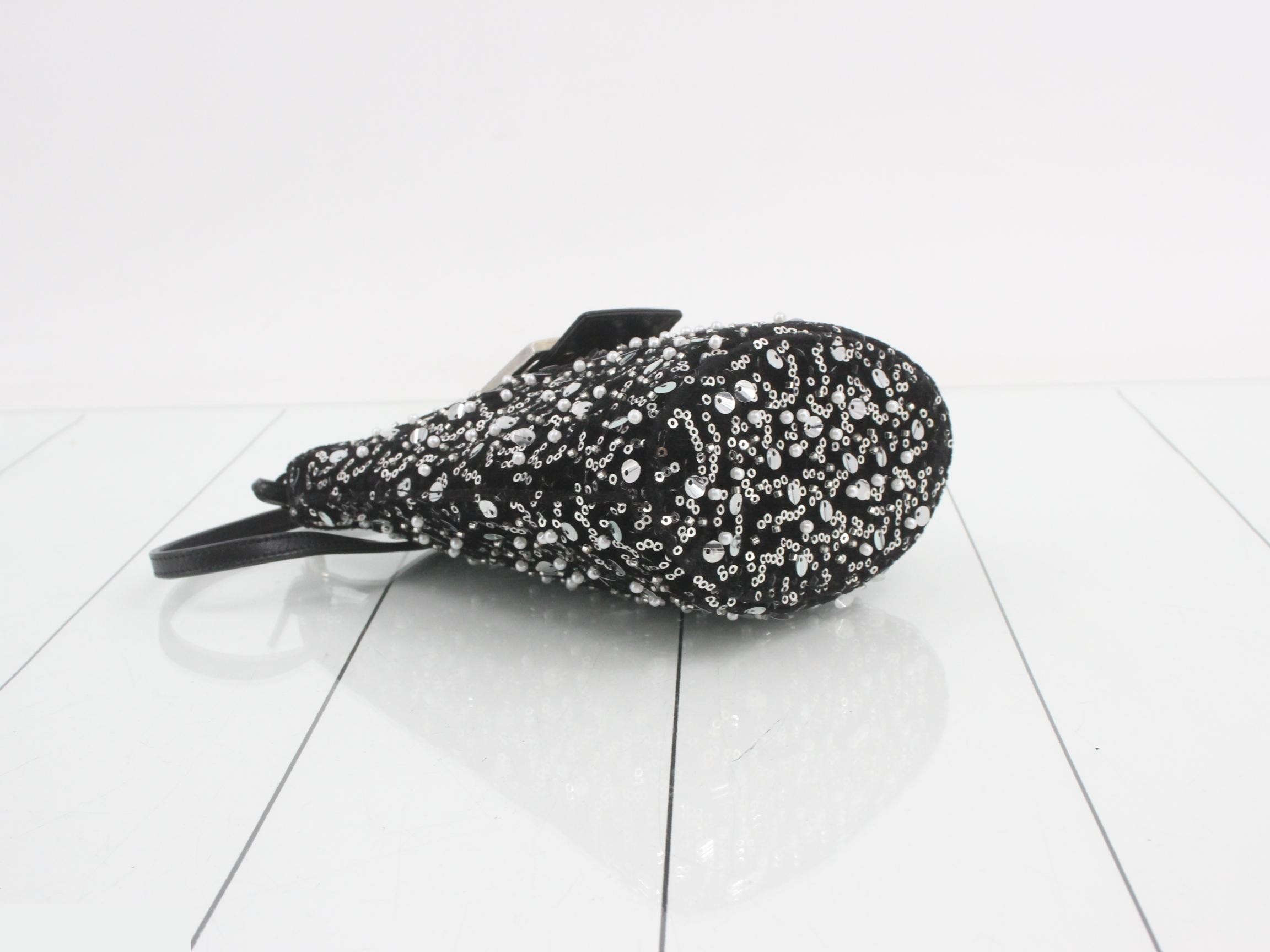 Beaded Mamma Baguette Shoulder Bag — view 5