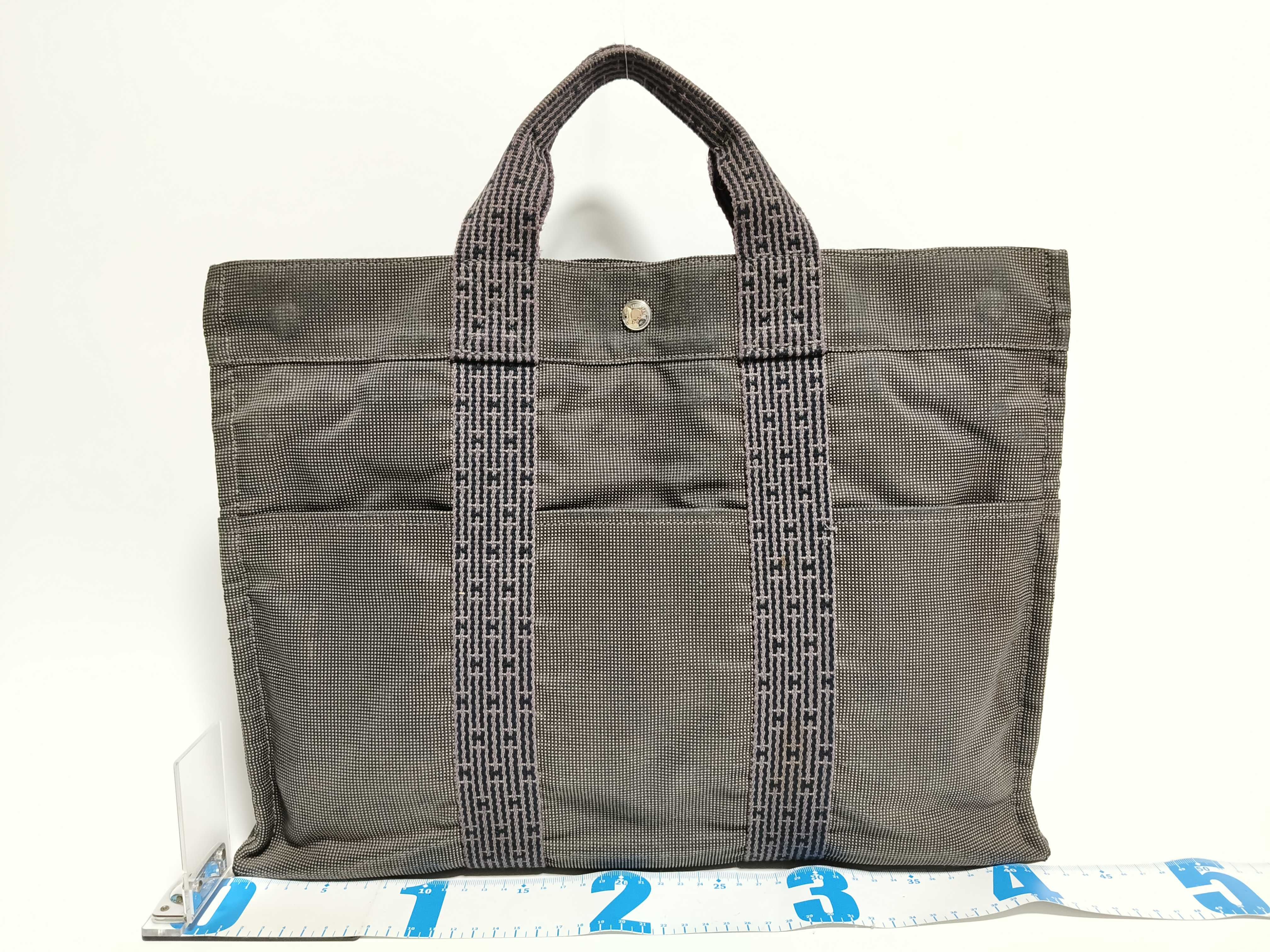 Herline Grey Canvas Tote Bag — view 2