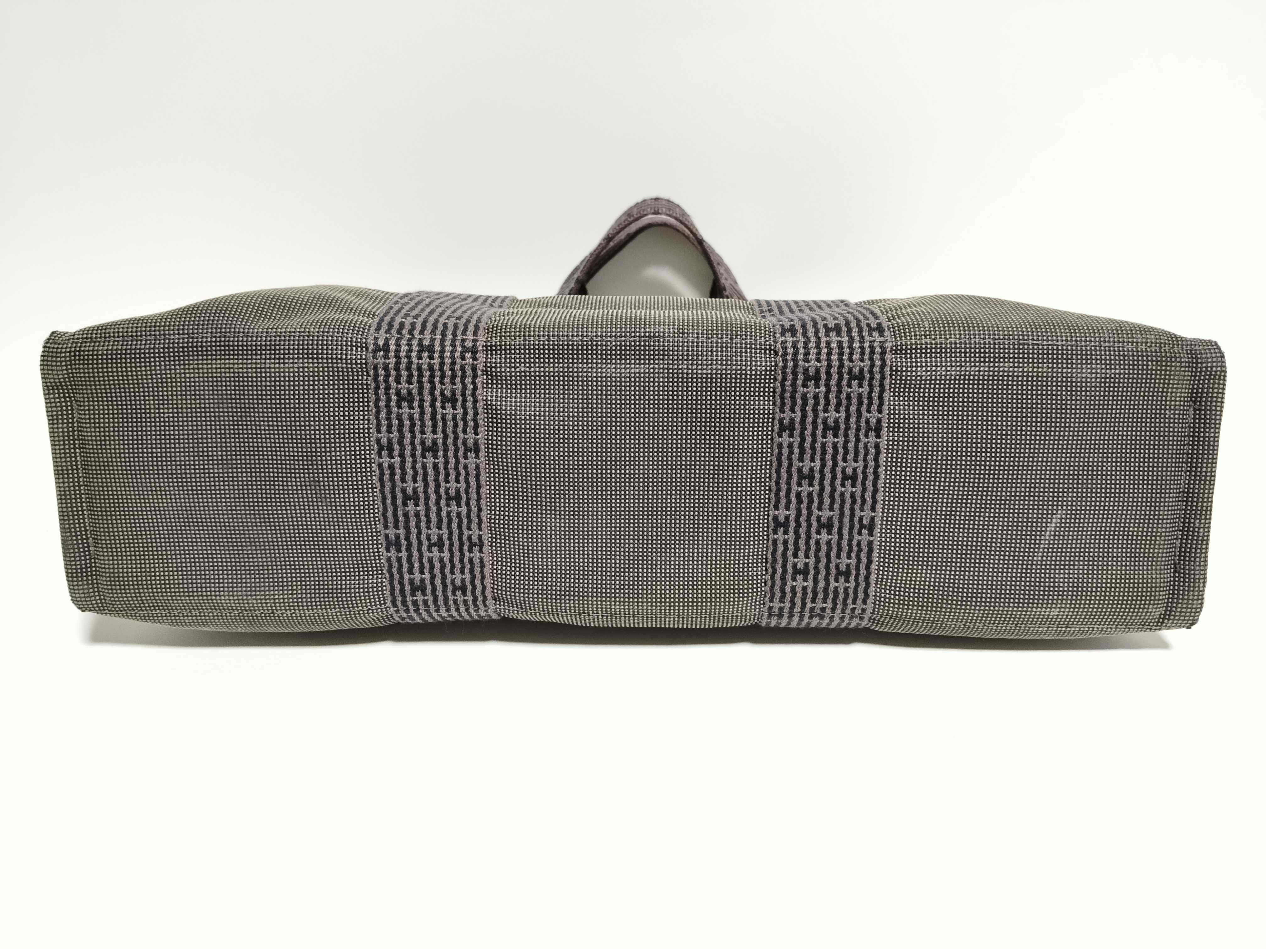 Herline Grey Canvas Tote Bag — view 8