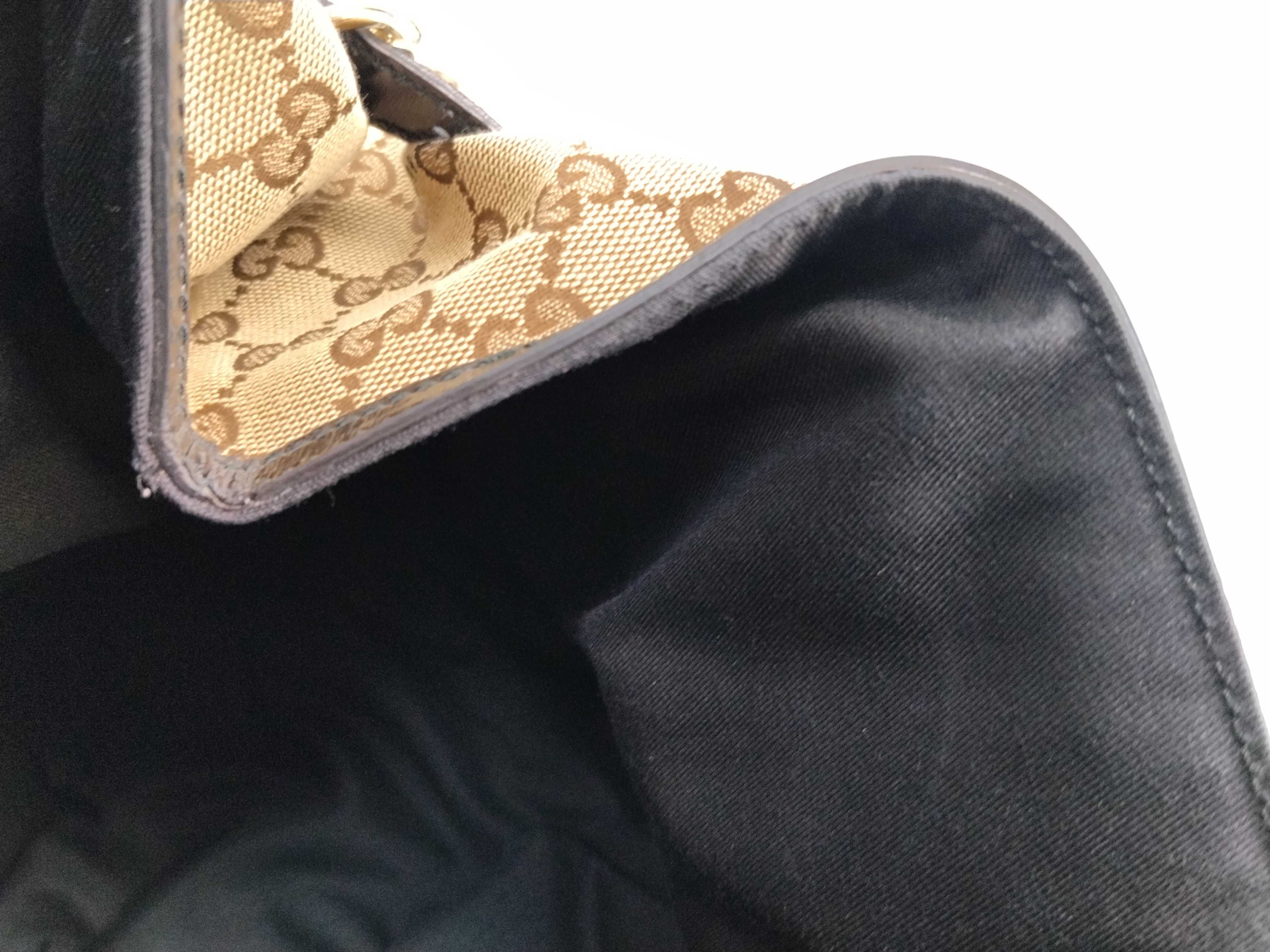 GG Canvas Tote Bag (203528) - Beige x Black — view 11
