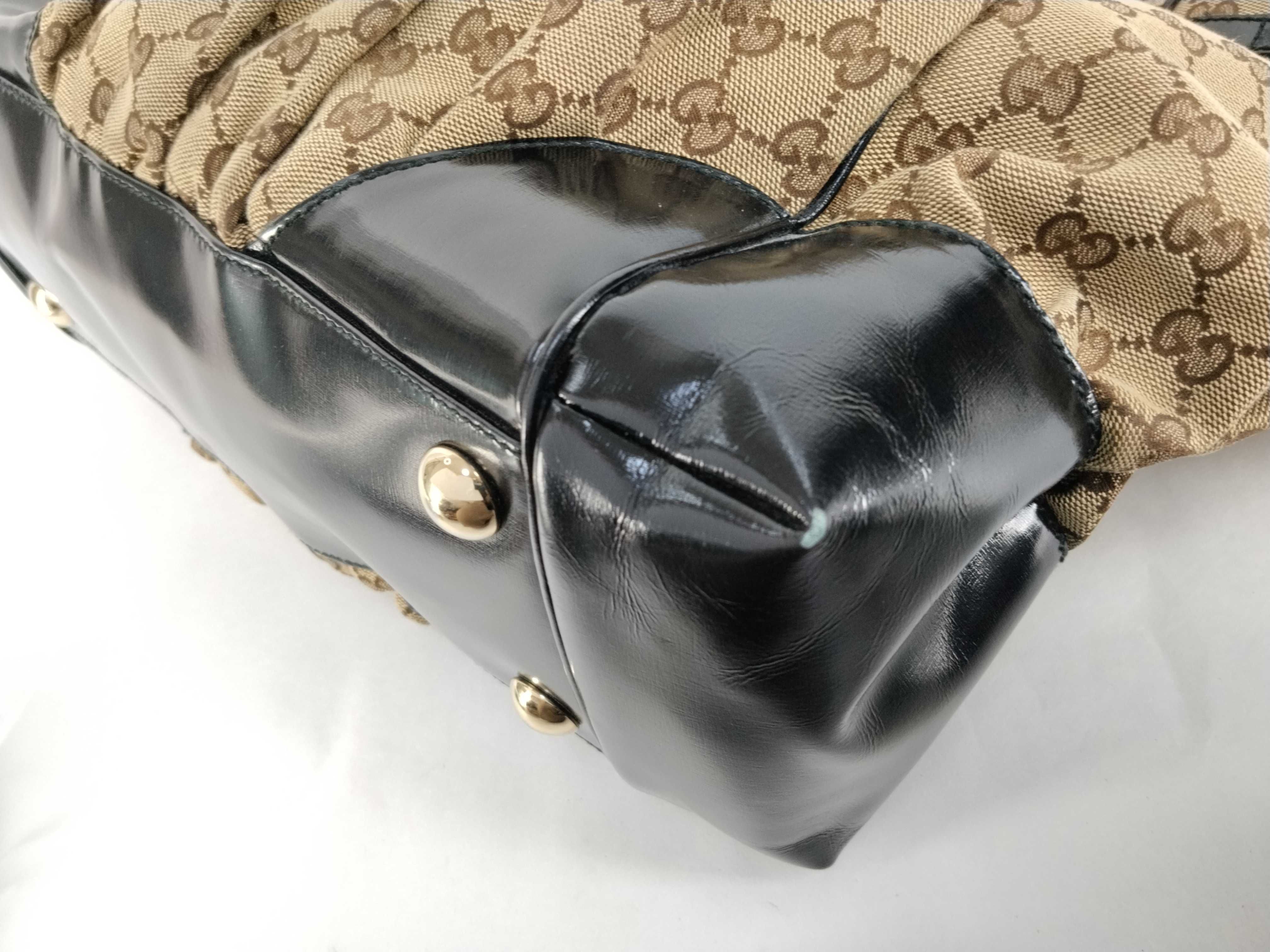 GG Canvas Tote Bag (203528) - Beige x Black — view 6