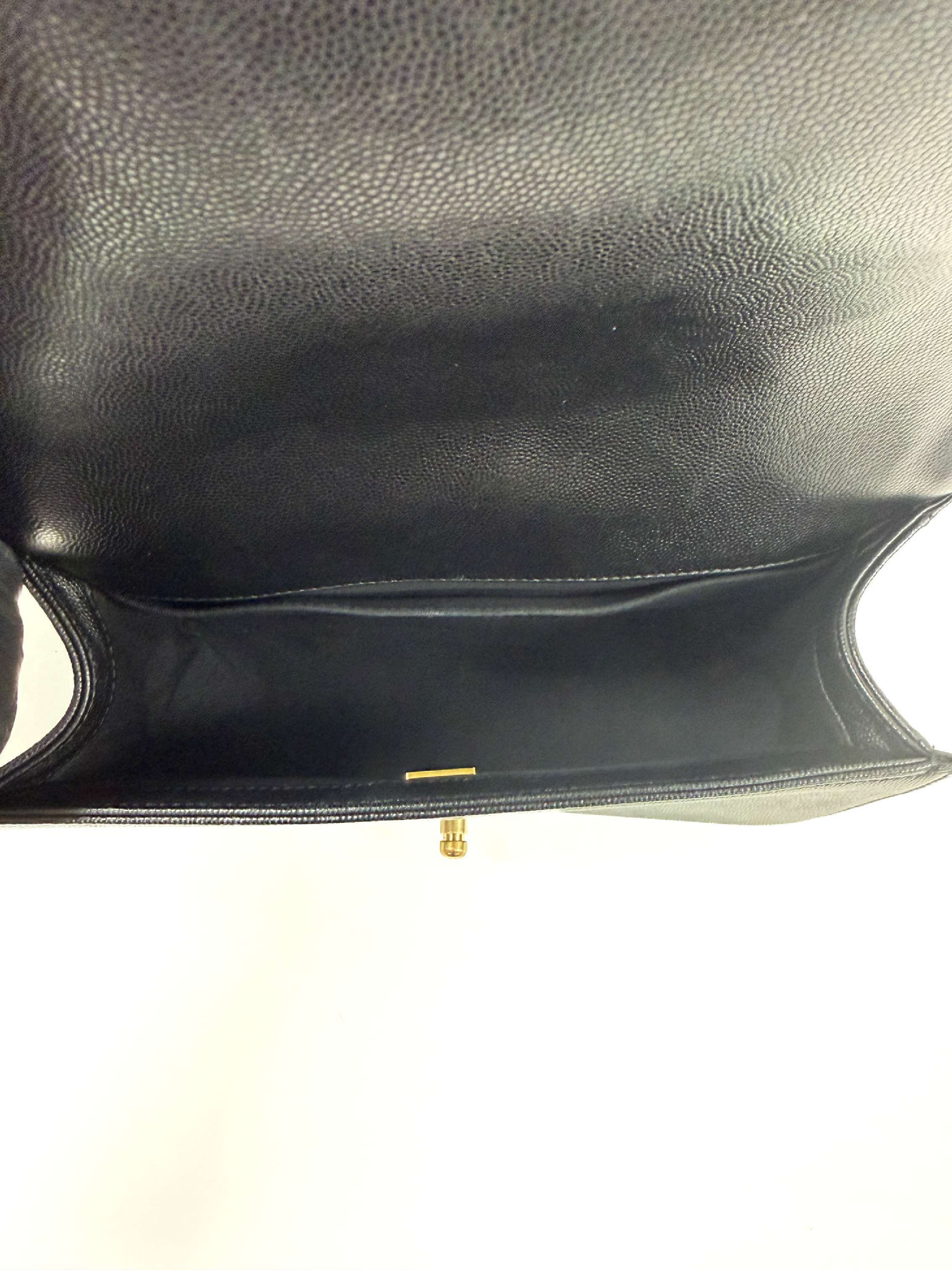 Boy Chanel Caviar Skin Random Plate Shoulder Bag — view 9