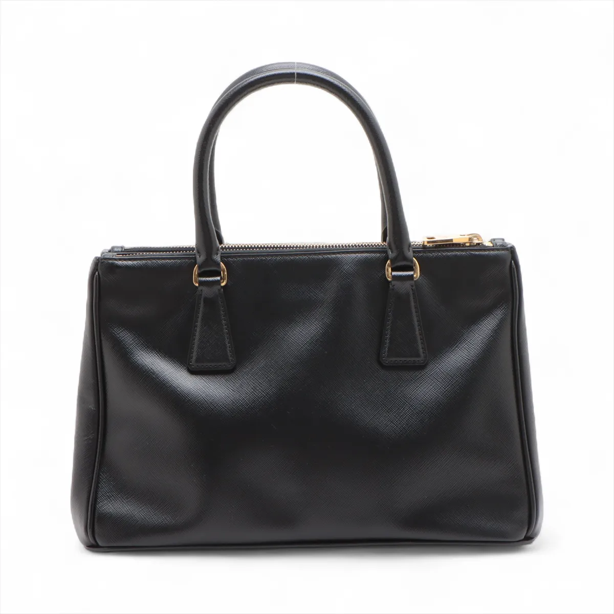 Saffiano Galleria Leather 2WAY Handbag Black — view 2