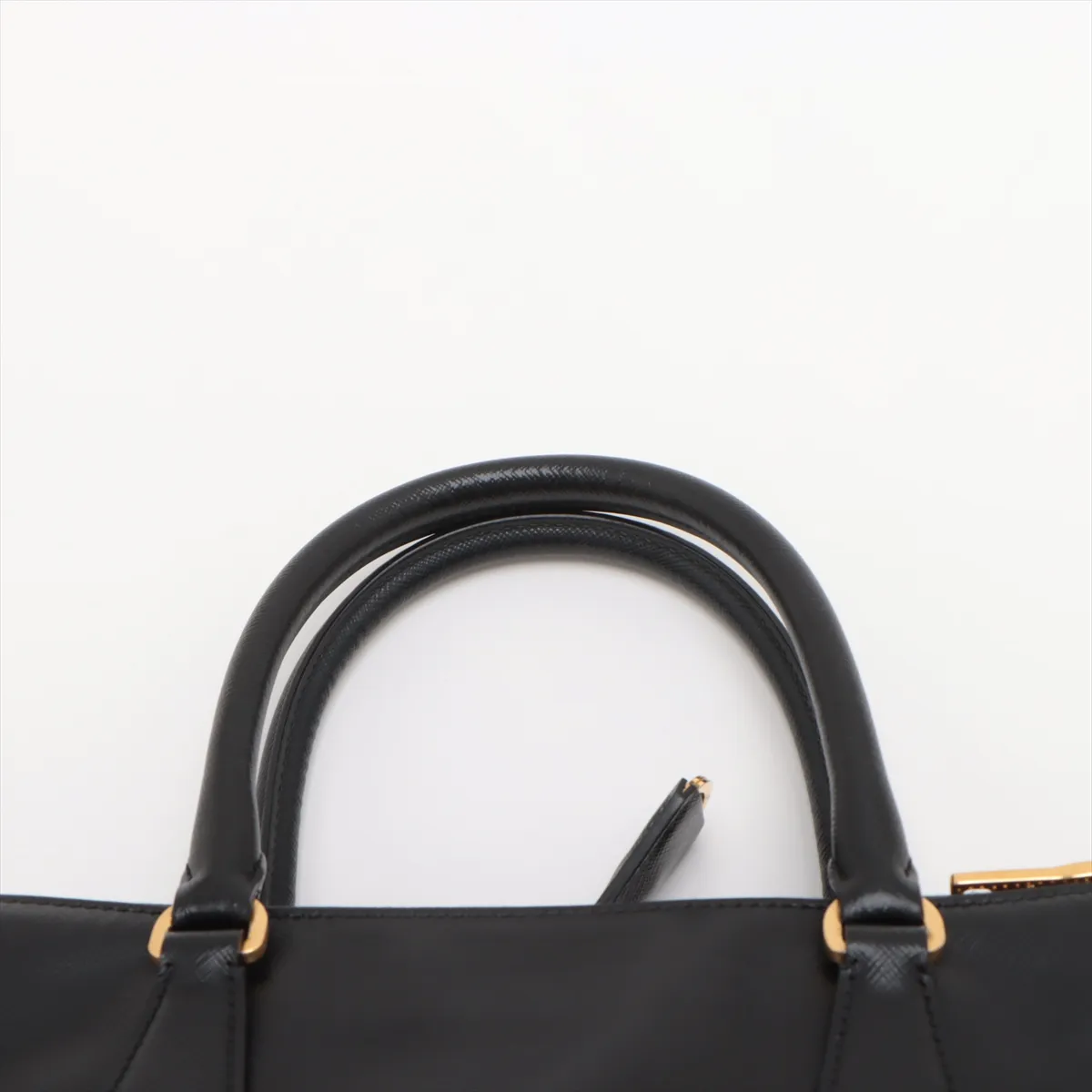 Saffiano Galleria Leather 2WAY Handbag Black — view 6
