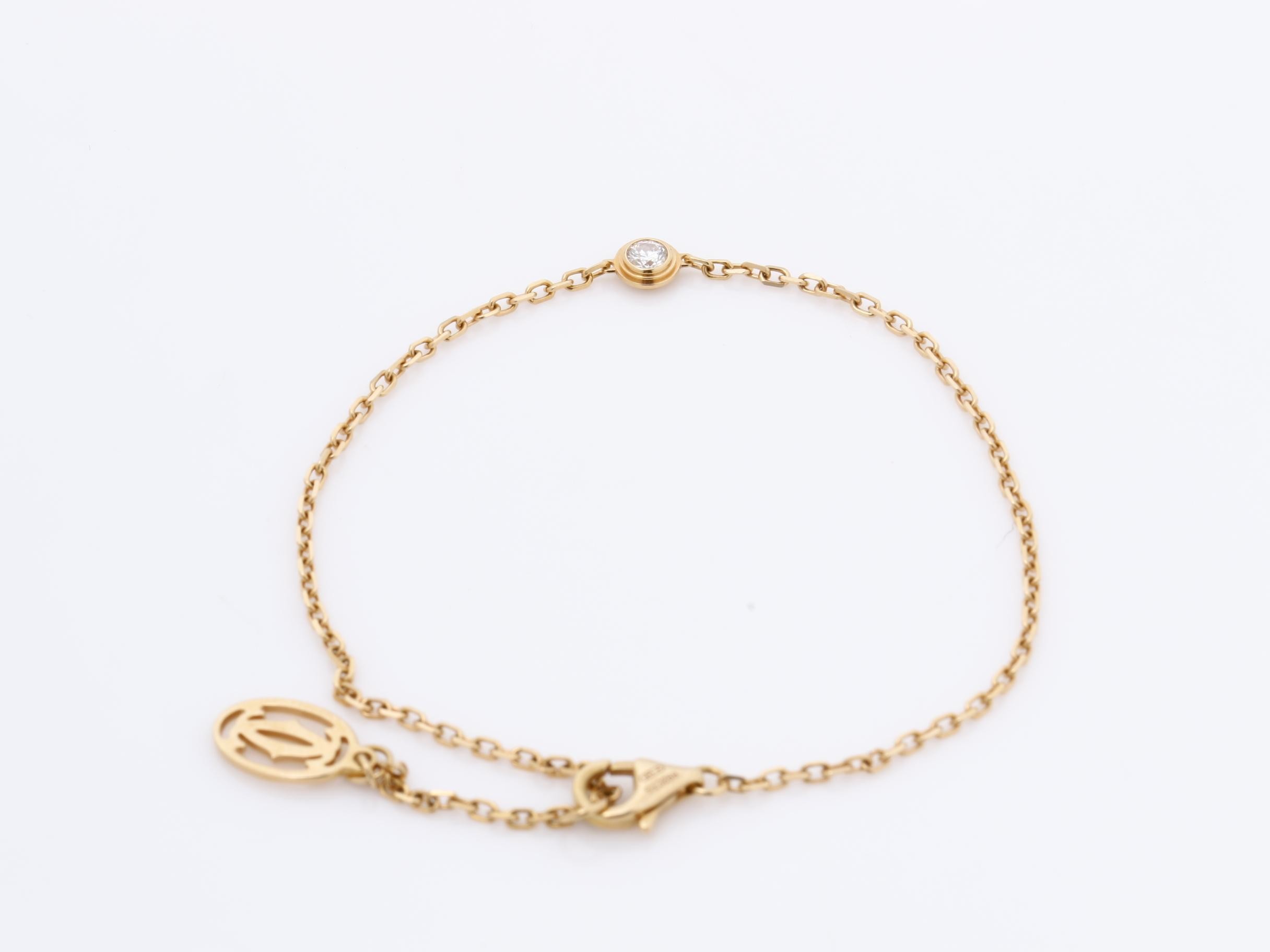Damour 750PG SM Diamond 2.1g Wrist size approx. 17.5cm — view 4