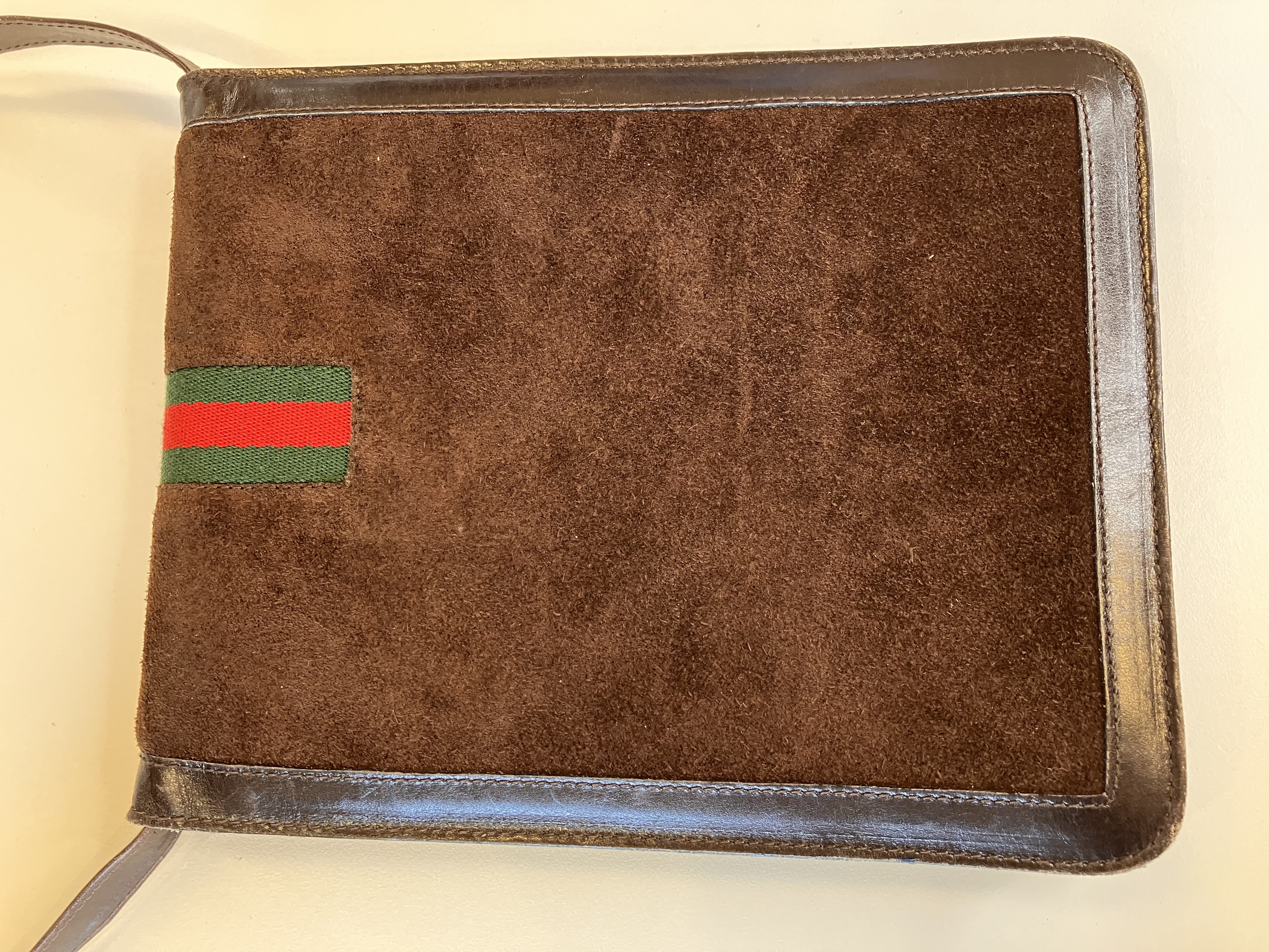 Old Gucci Shoulder Bag, Brown Shoulder Bag — view 7
