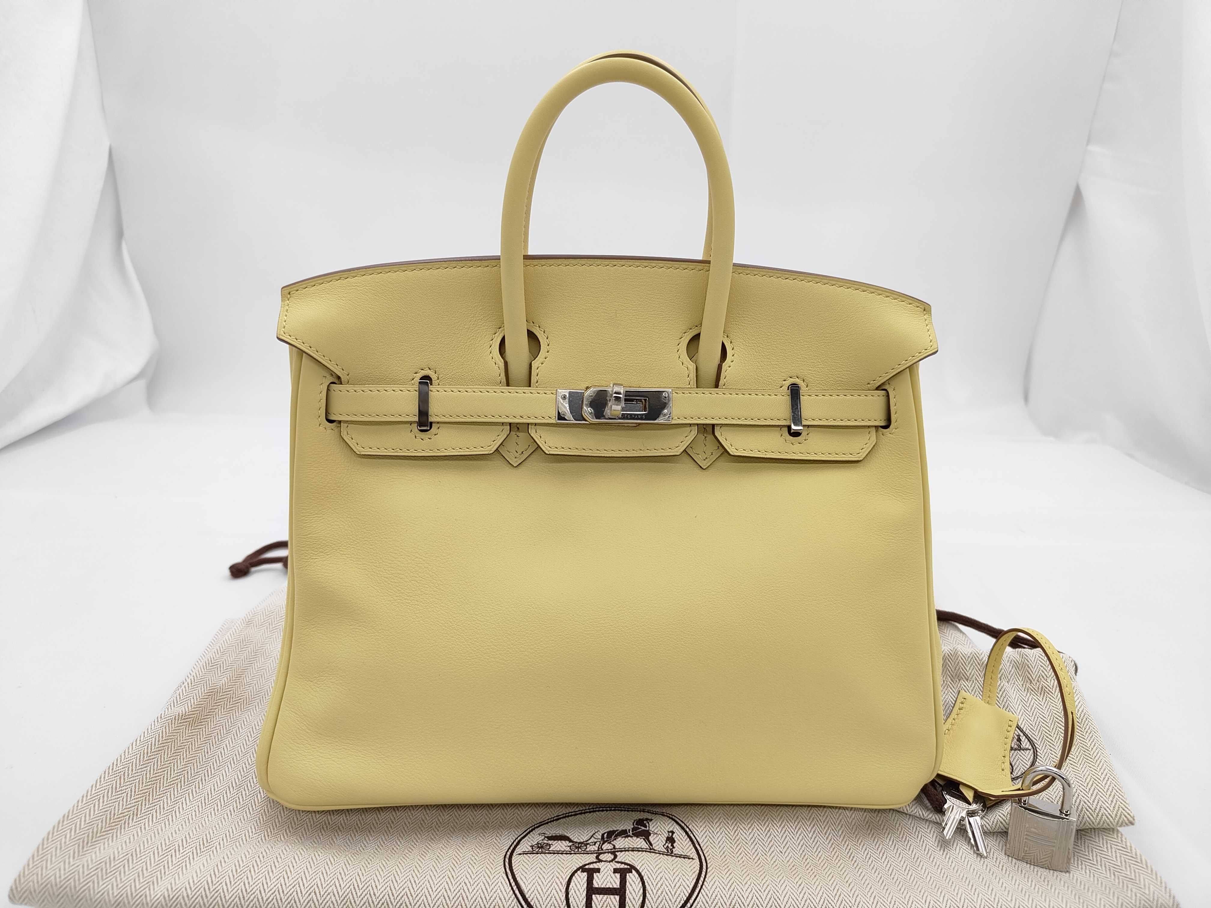Yellow Birkin 25 Handbag