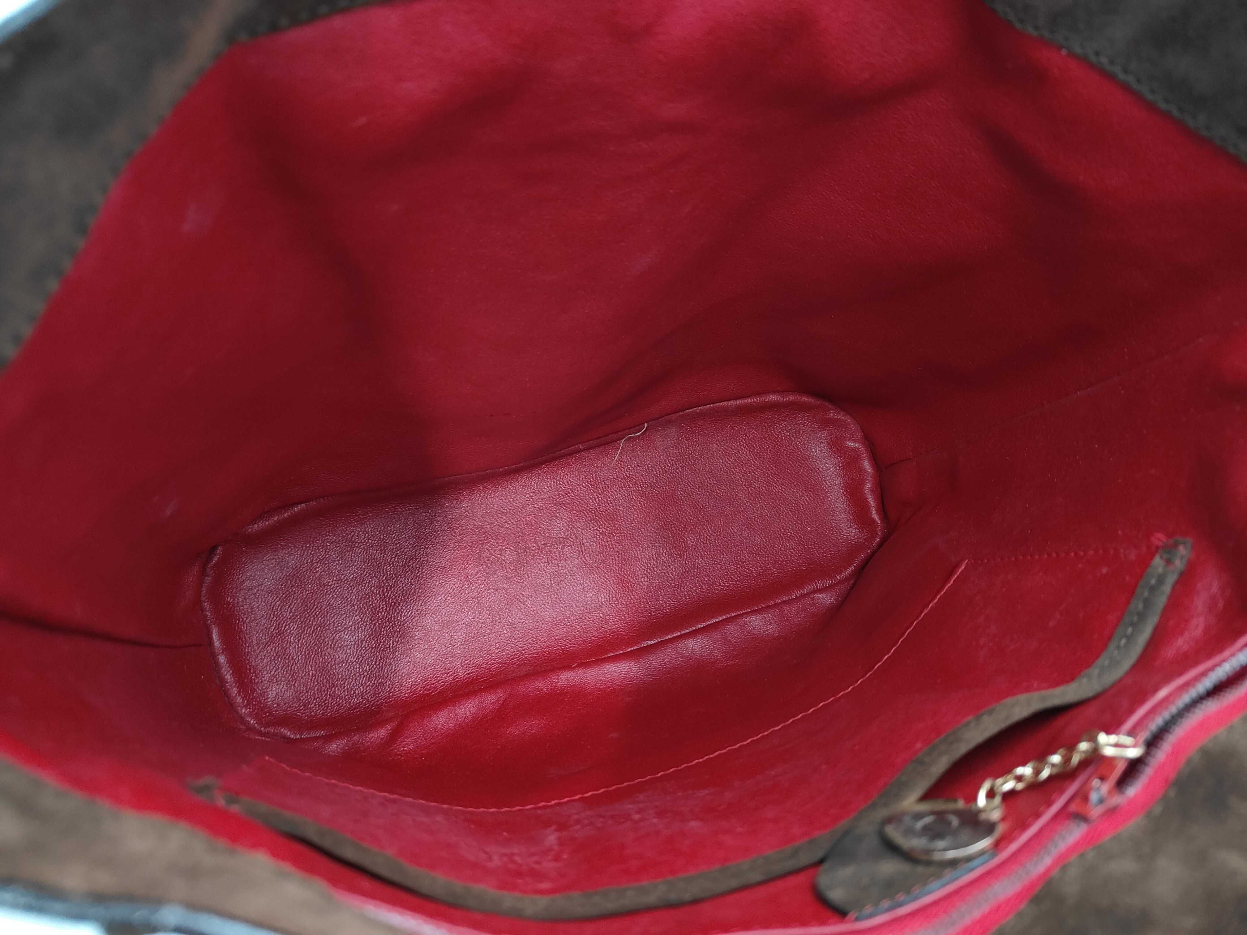 Circle Logo Suede Shoulder Bag Tote Bag — view 8