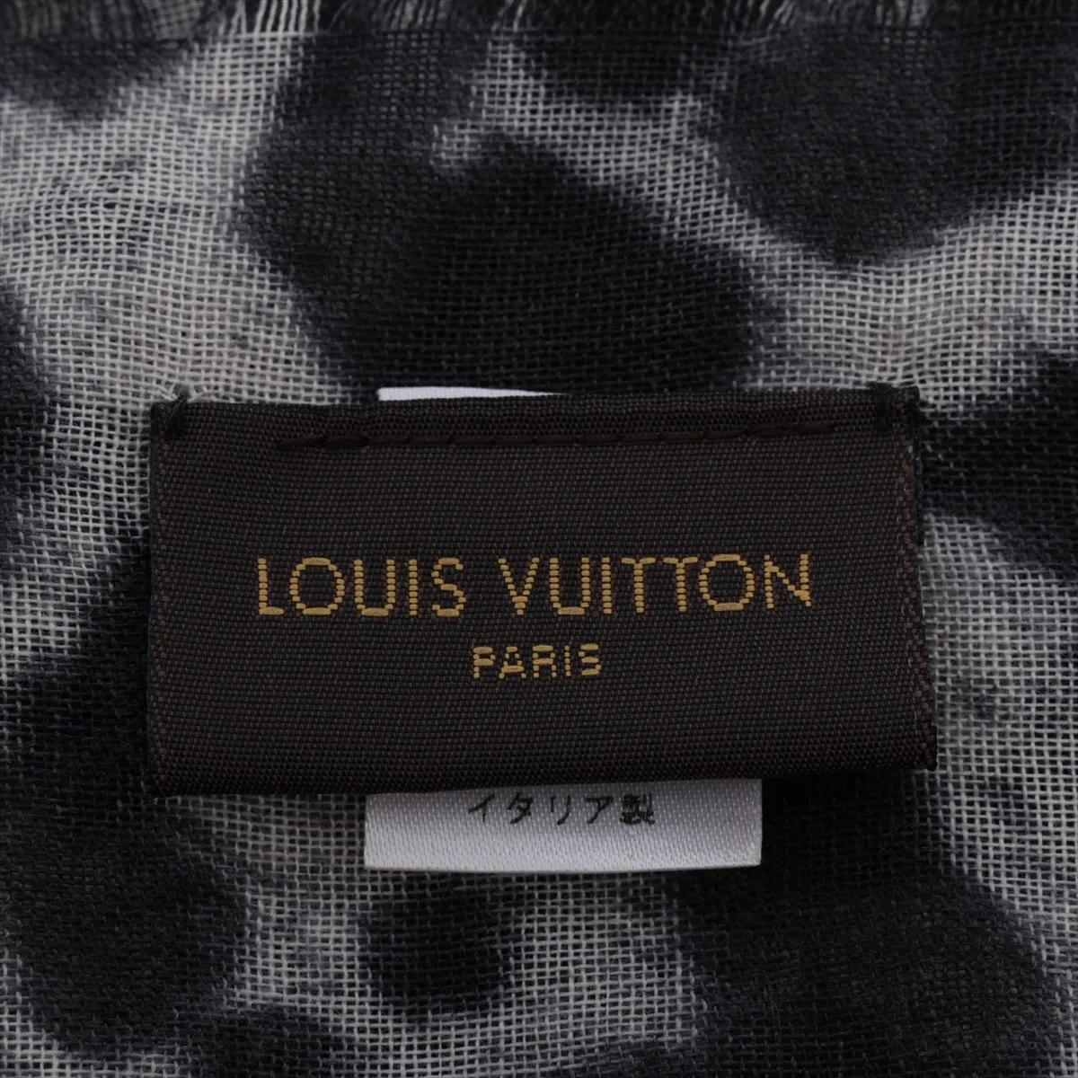 MP1829 IS0136 Stole Cashmere x Silk Black Thread — view 3