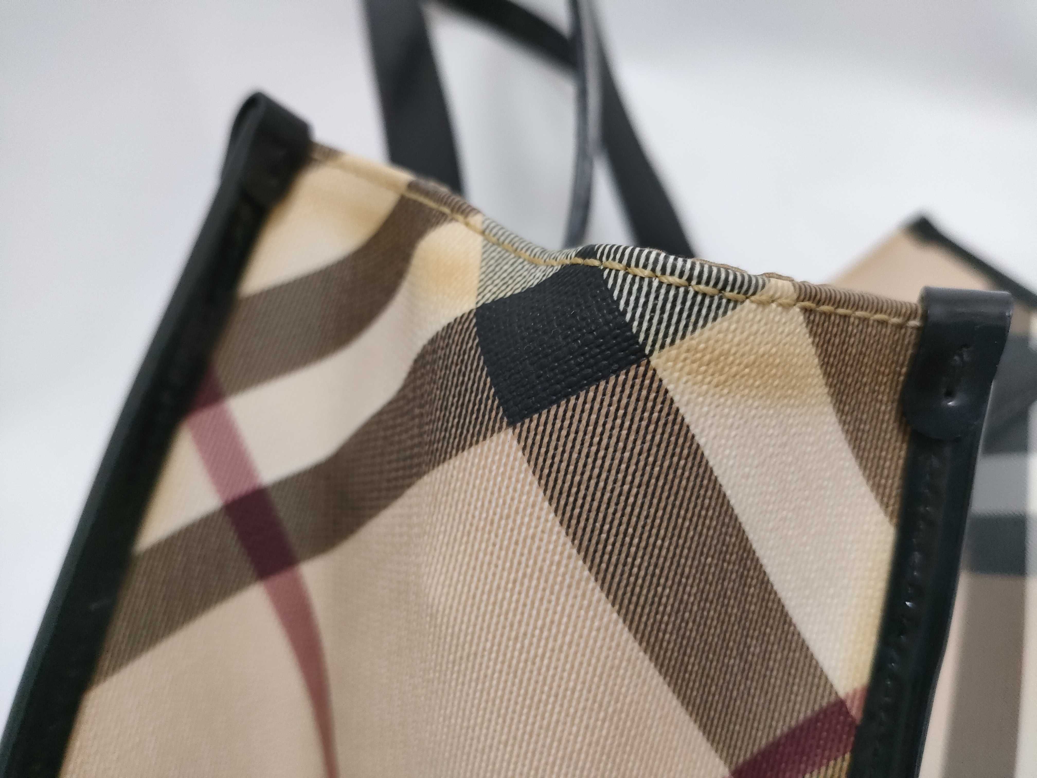 tote bag, Nova check pattern, PVC leather, beige. — view 13