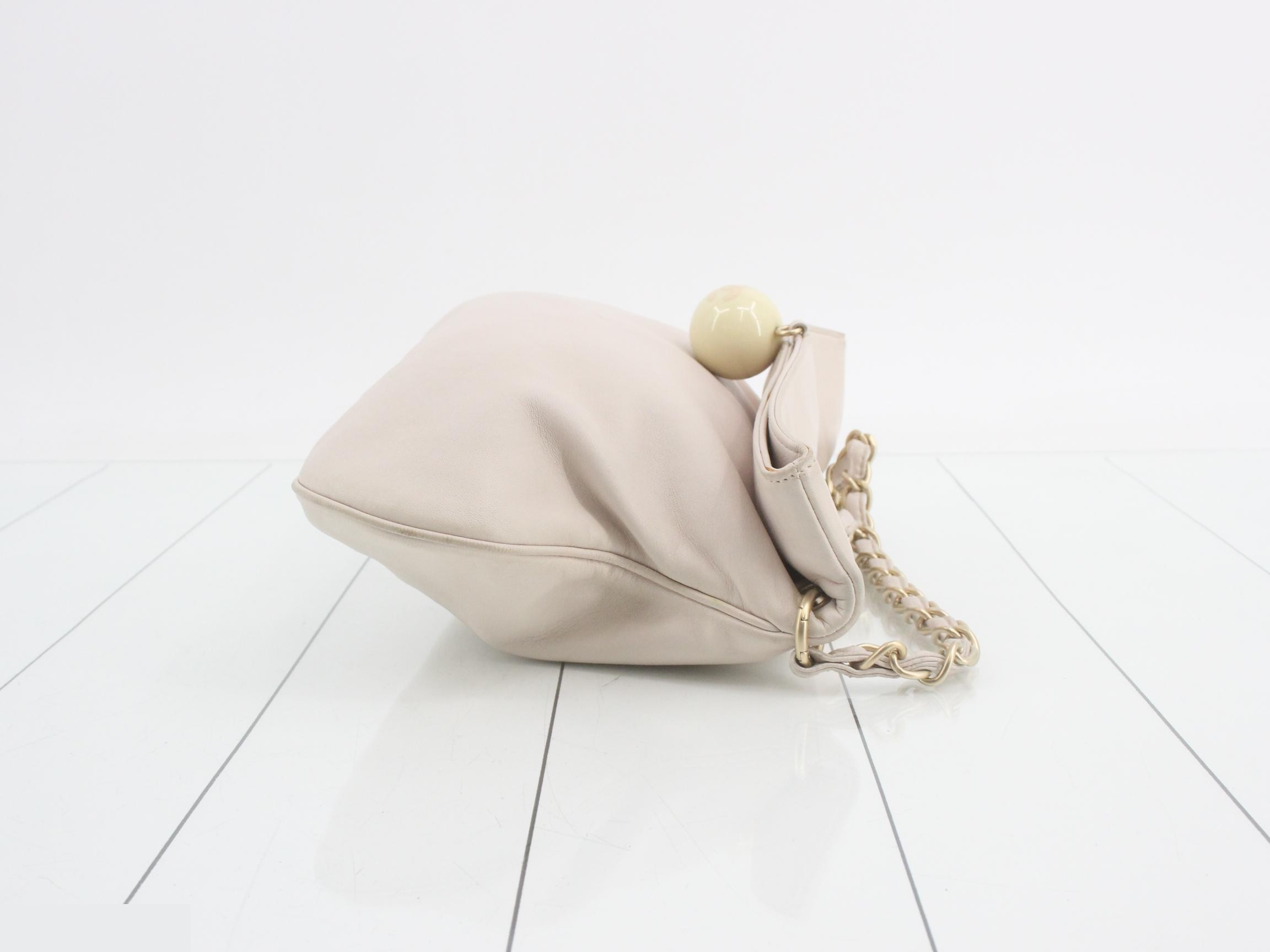 Cube Ball Shoulder Bag, Pink Leather — view 3