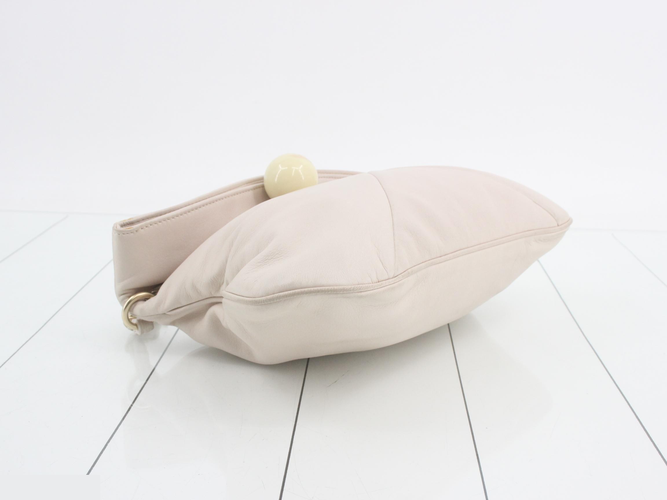 Cube Ball Shoulder Bag, Pink Leather — view 5
