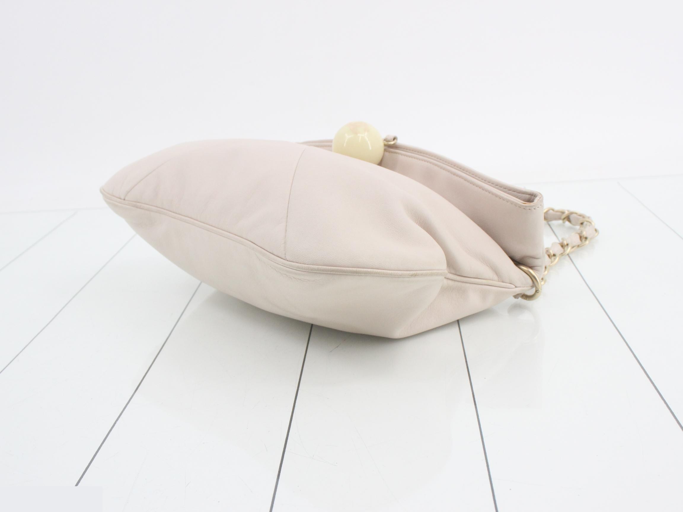 Cube Ball Shoulder Bag, Pink Leather — view 6
