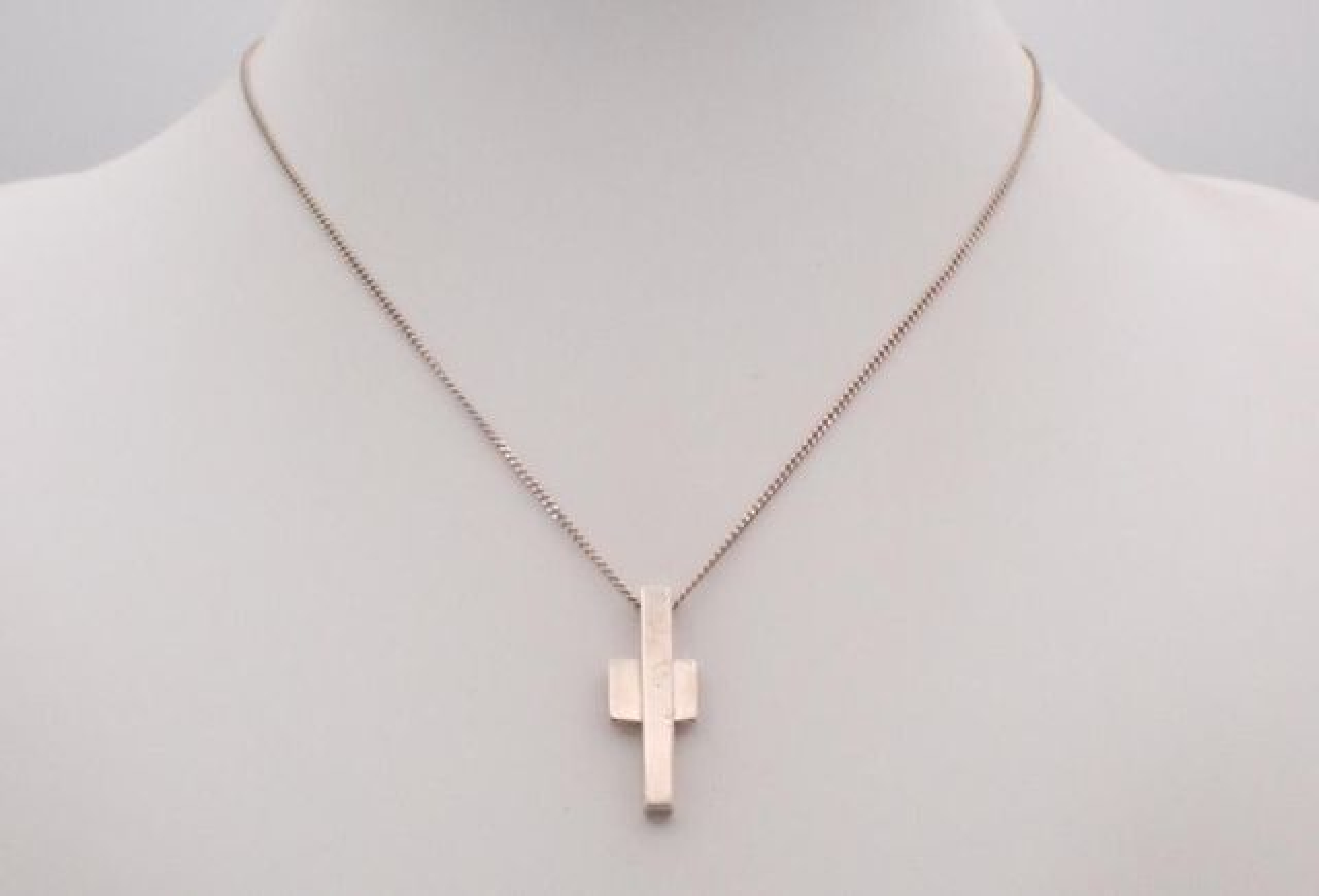 Cross Necklace, SV925, Total Weight 7.8g, Aftermarket Clasp — view 2