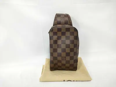 Damier Louis Vuitton Brown Damier N51994 Geronimos Shoulder Bag