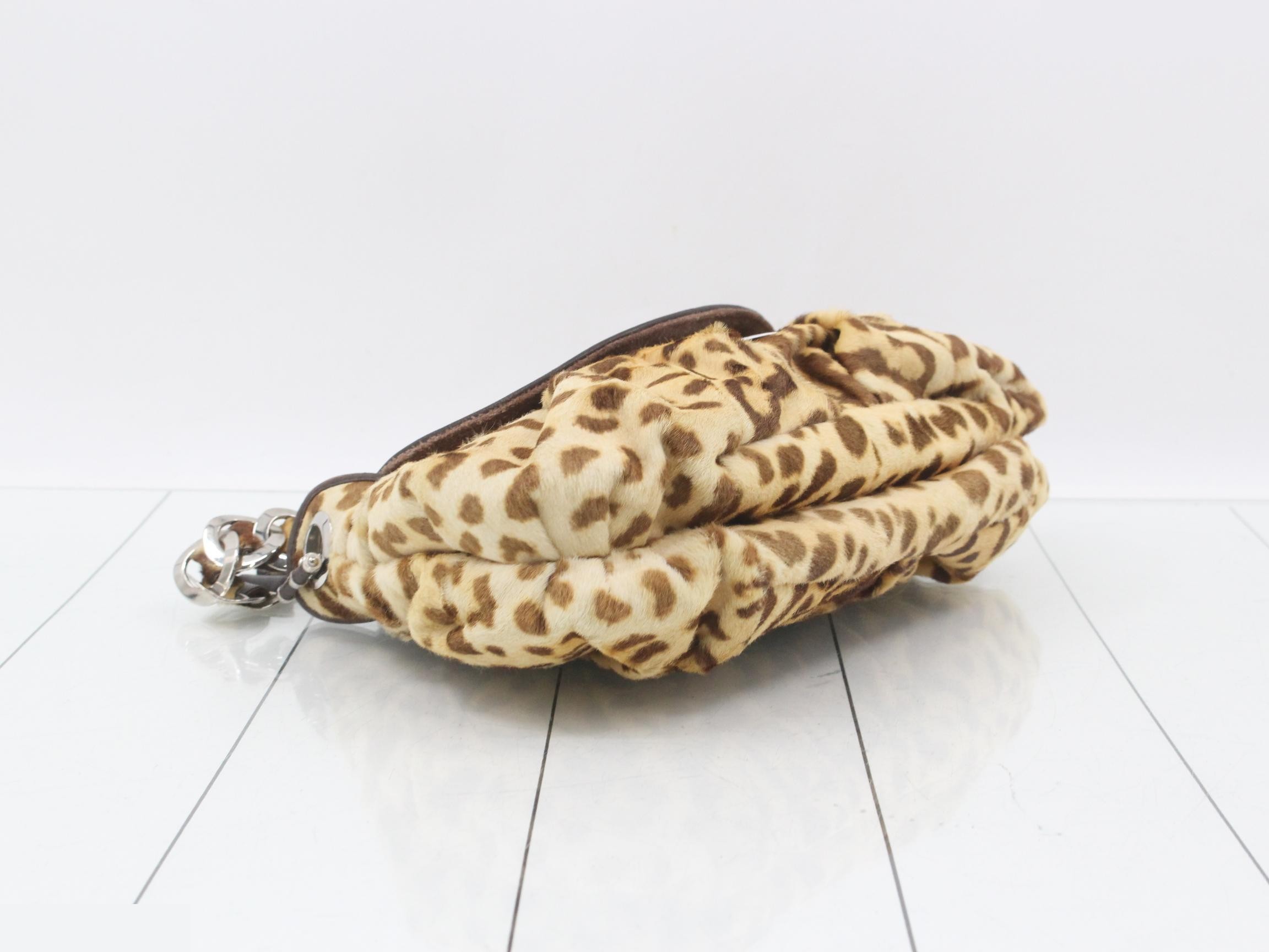 Leopard print calfskin bag — view 5