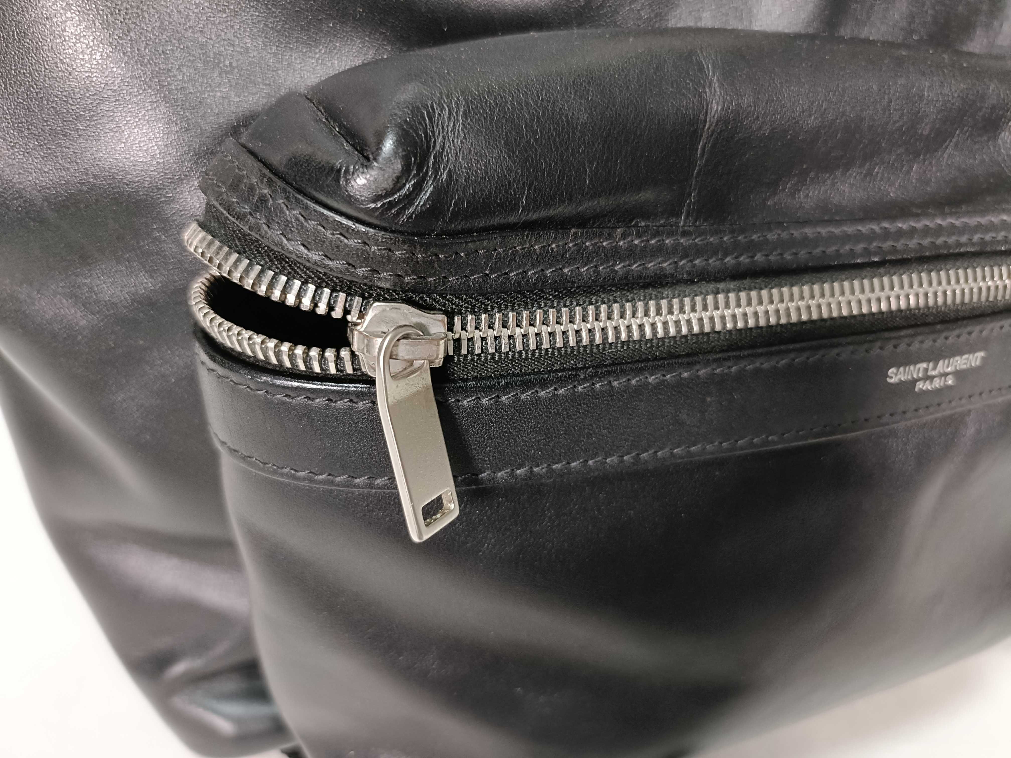 City Leather Backpack, Black, 534967 (Backpack) — view 8