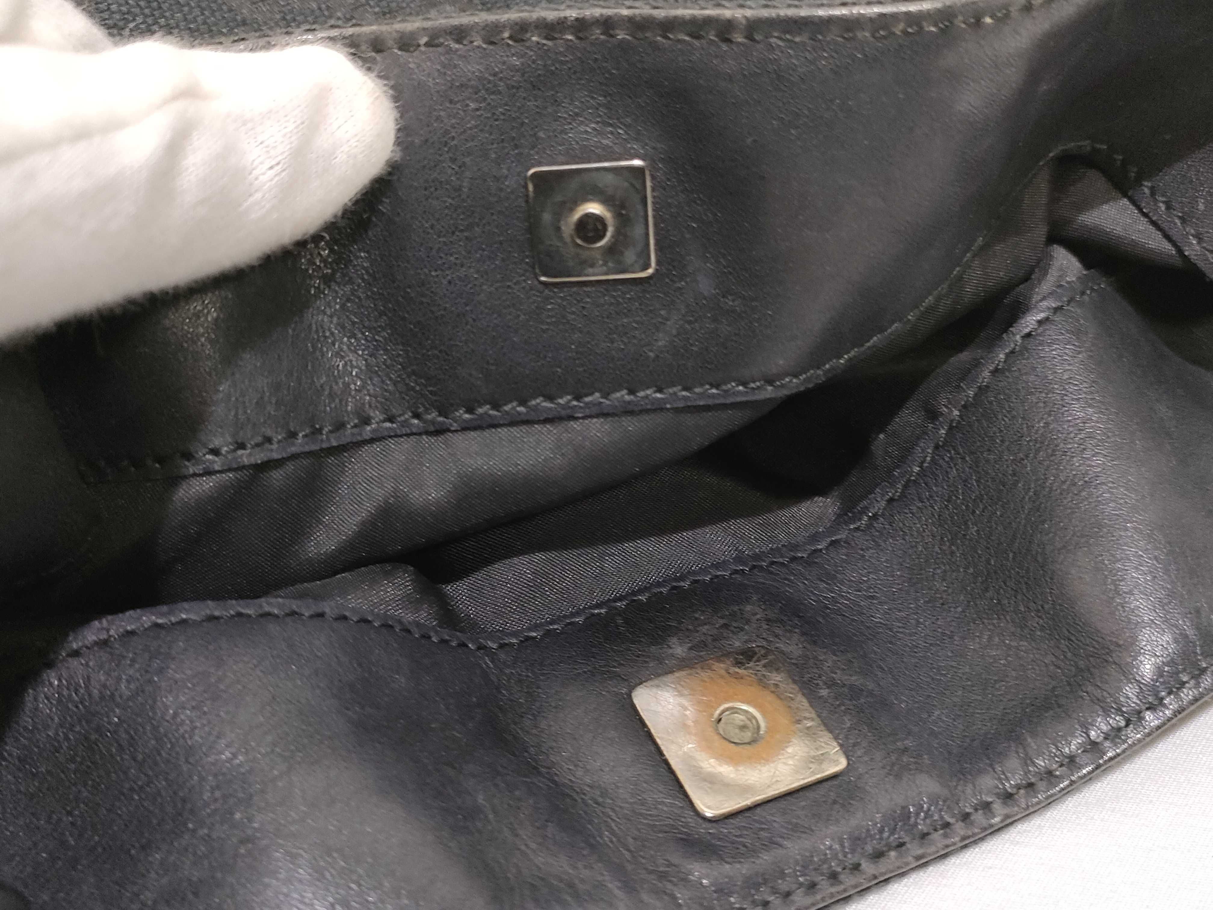 Bamboo 2-Way Handbag/Shoulder Bag, GG Canvas, Bamboo, Black/Navy Handbag (001.4095) — view 12