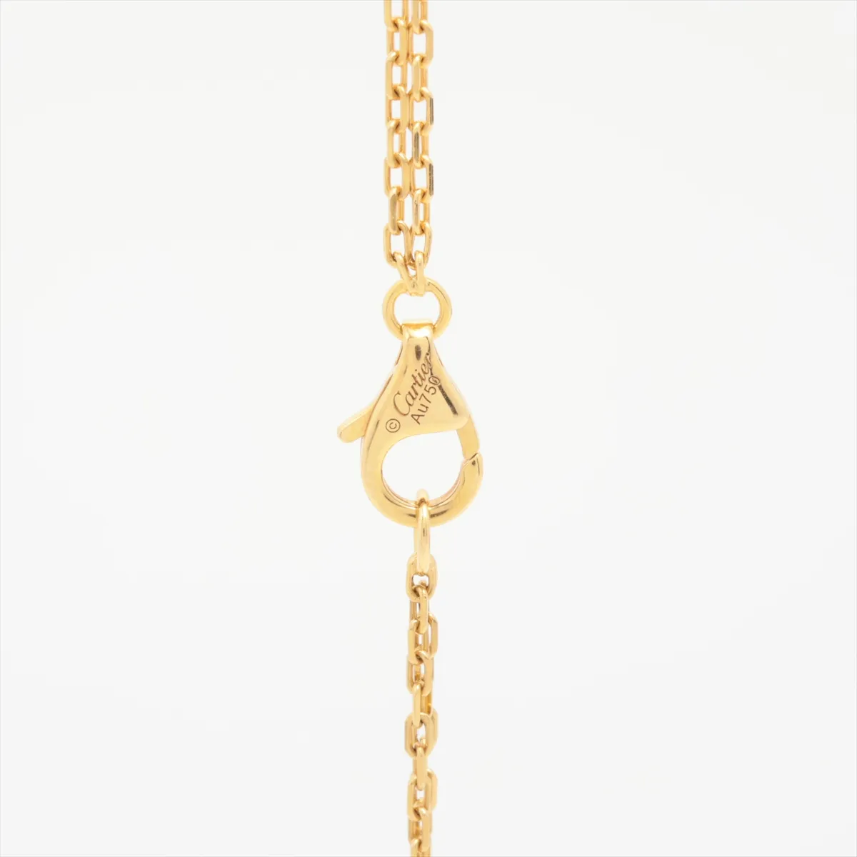 Love Circle 2-Piece Diamond Necklace 750 (Yellow Gold) 6.3g BXT569 — view 3