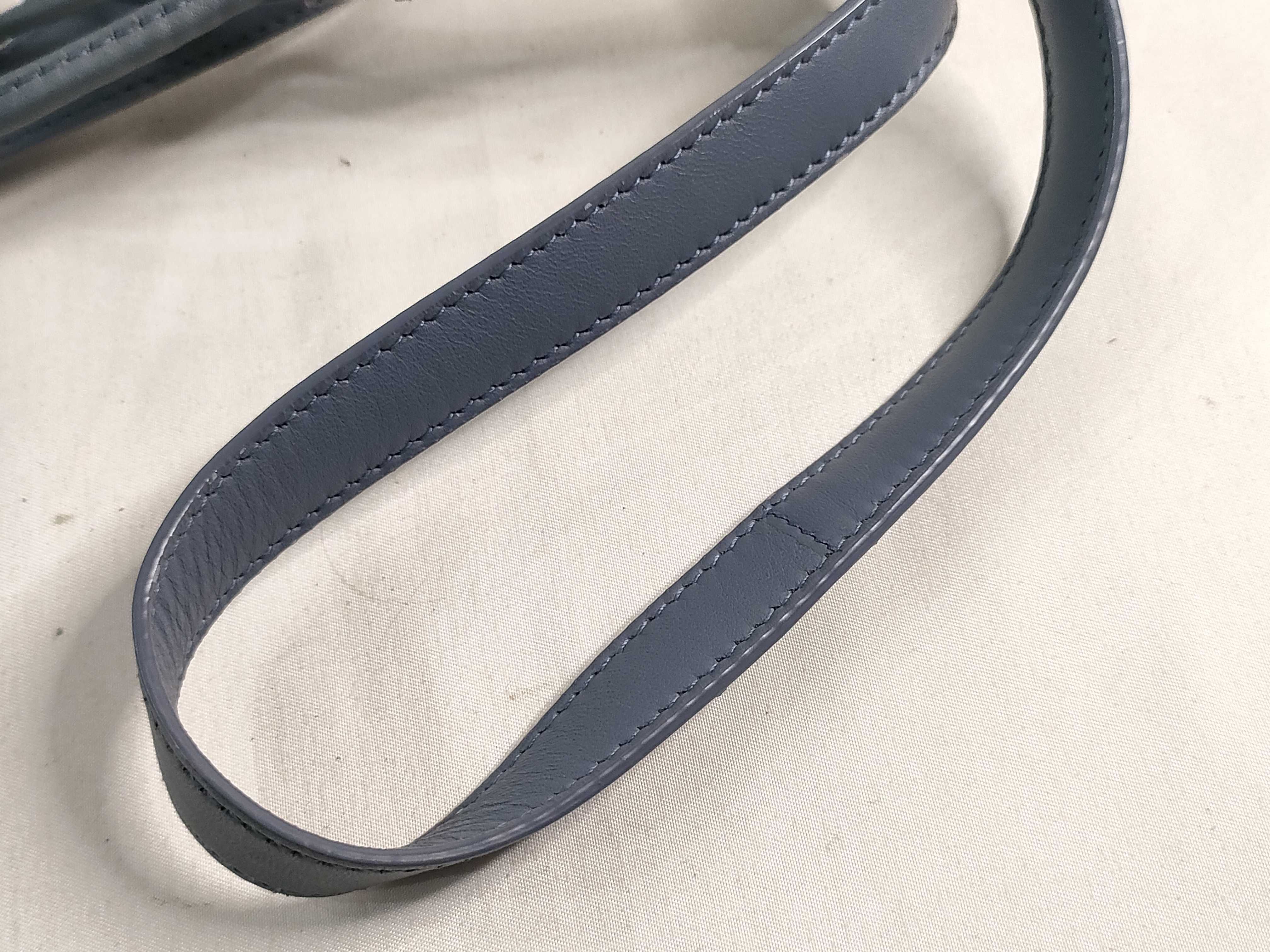 Intrecciato SG - Intrecciato Leather Shoulder bag blue — view 4