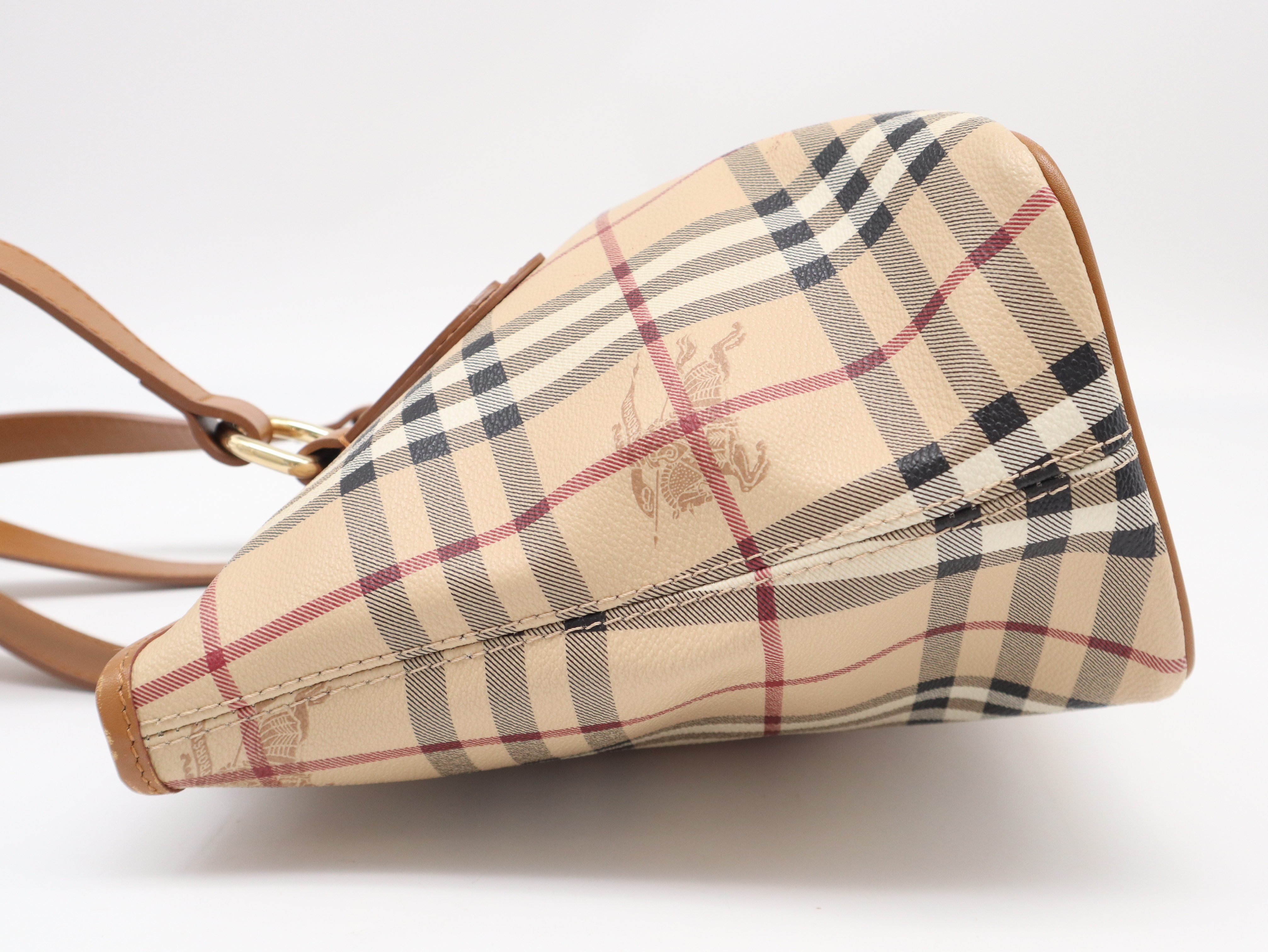 62C Nova Check Shadow Horse Tote Bag — view 3