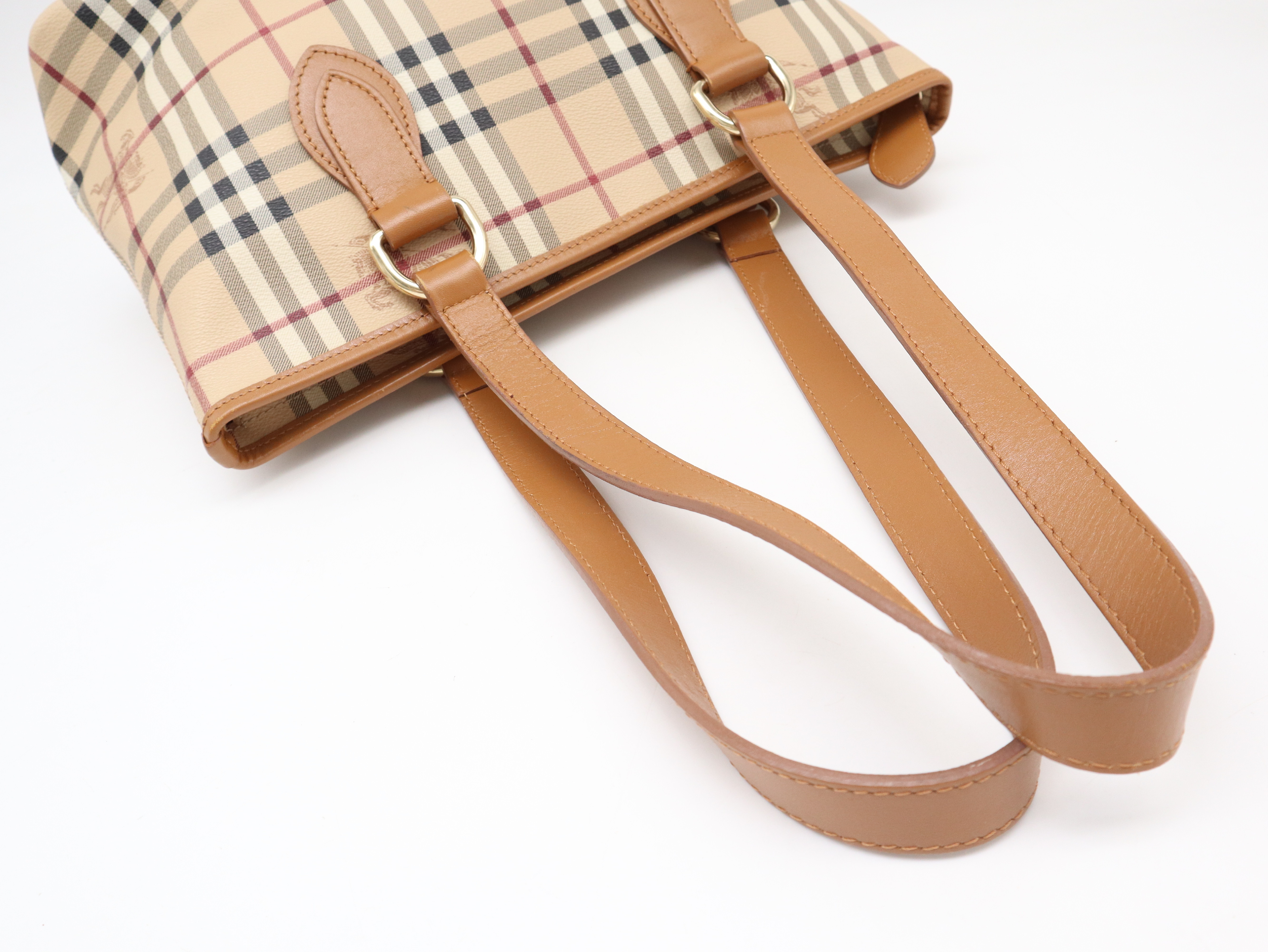 62C Nova Check Shadow Horse Tote Bag — view 6