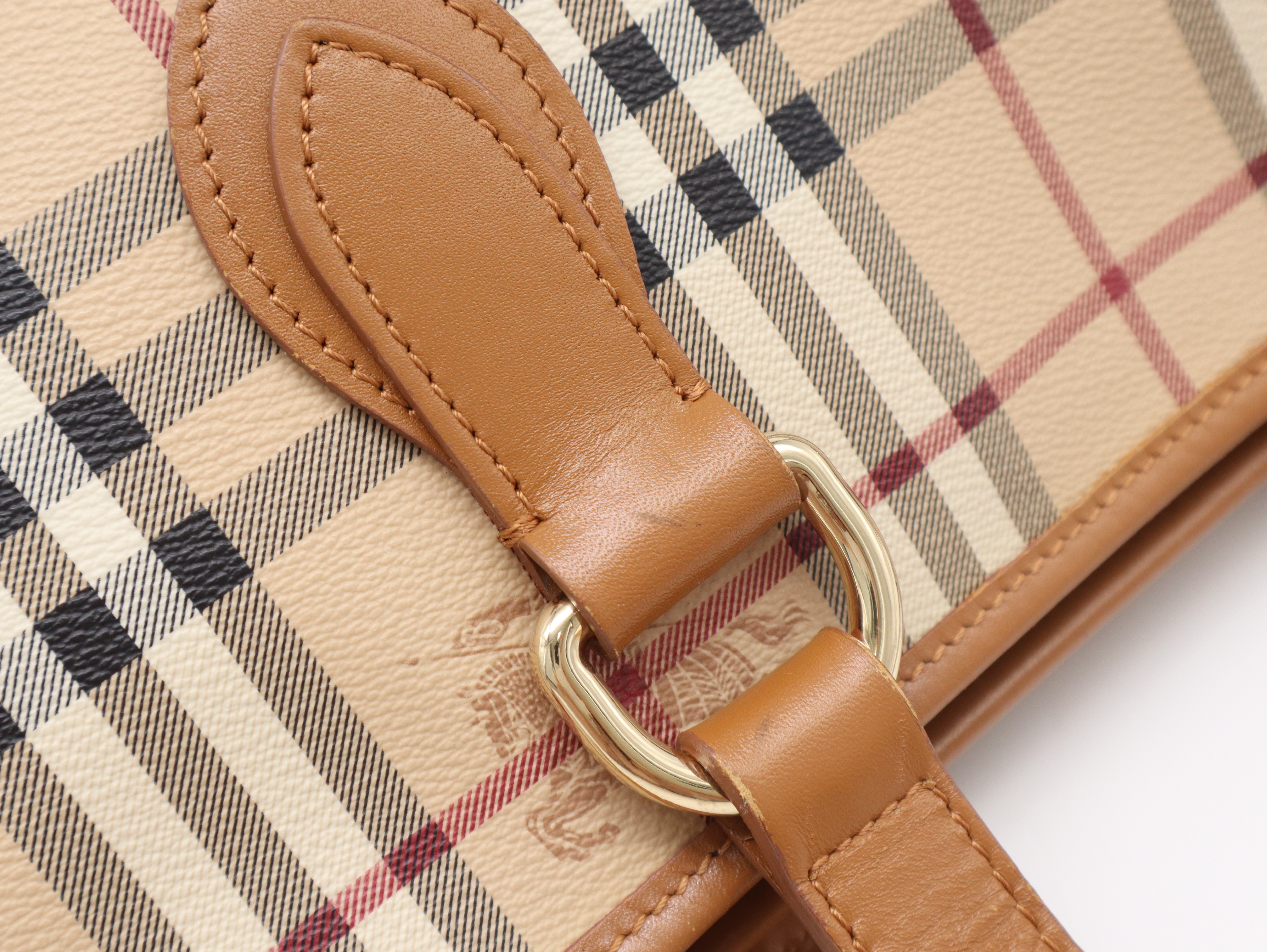 62C Nova Check Shadow Horse Tote Bag — view 7