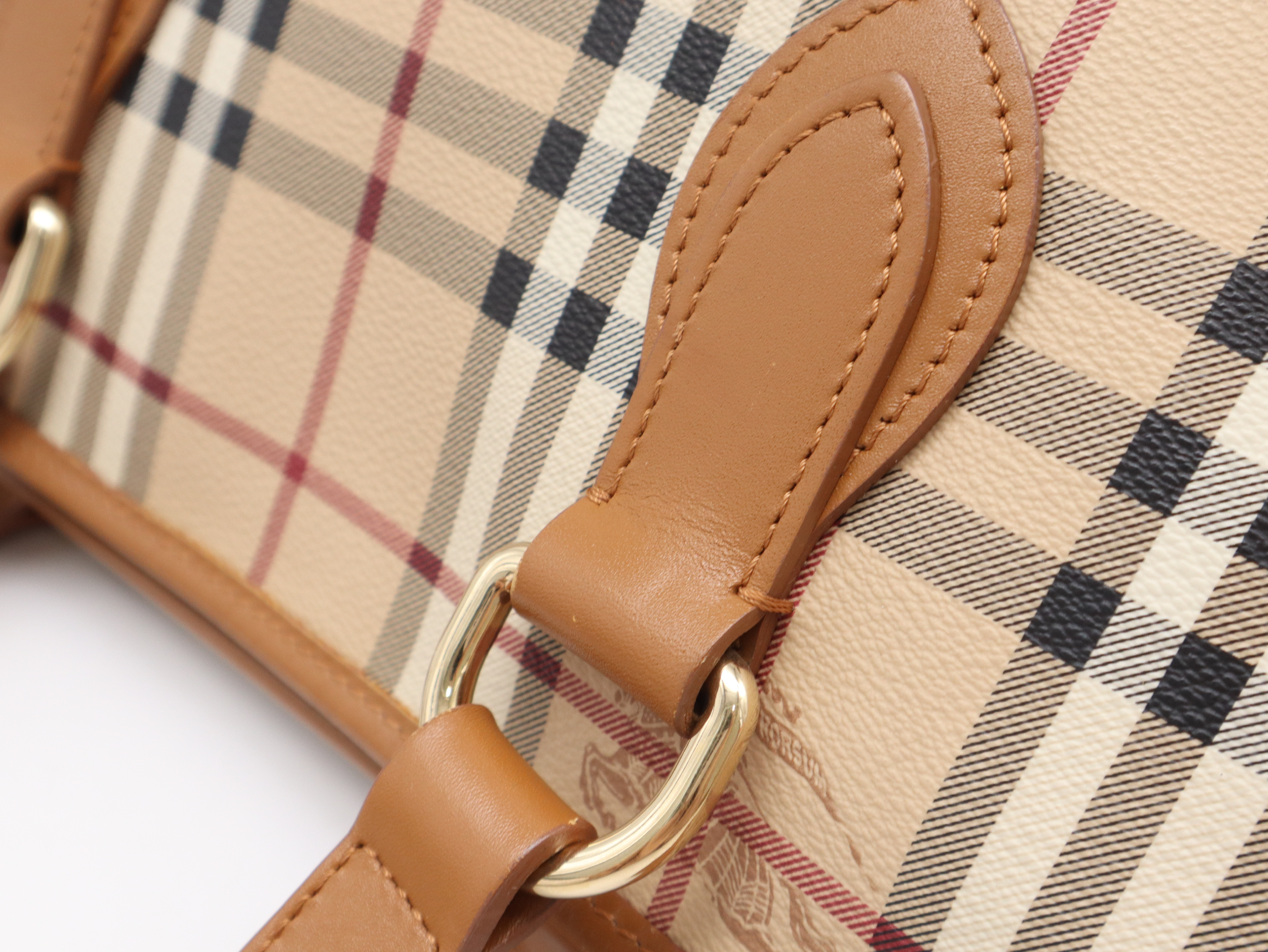 62C Nova Check Shadow Horse Tote Bag — view 8
