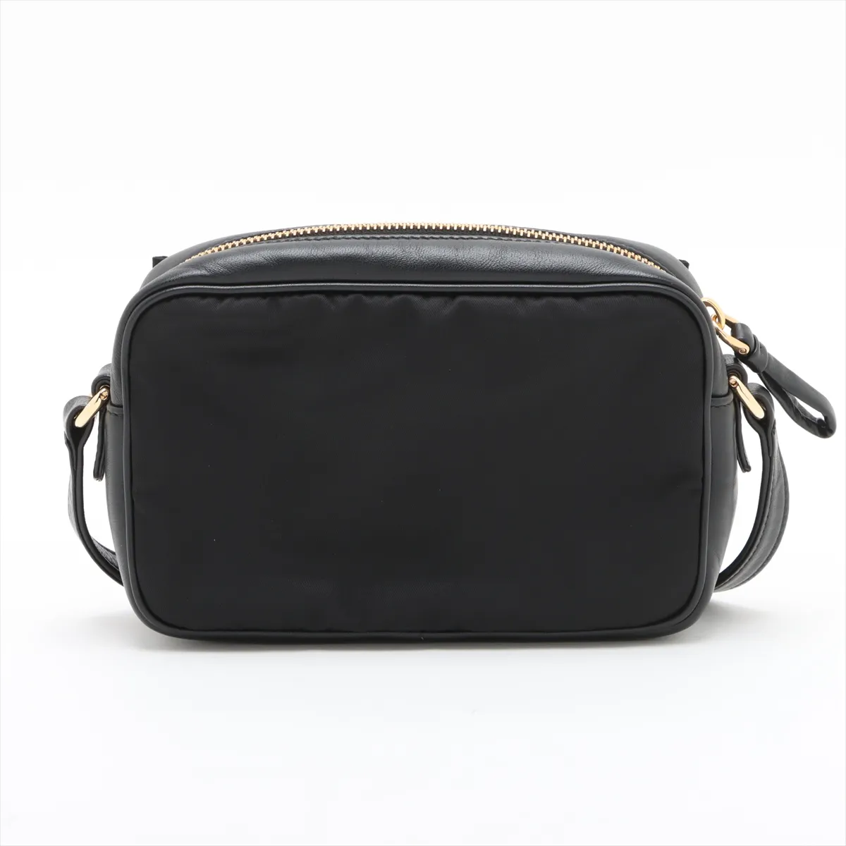 Tessuto Ribbon Nylon Shoulder Bag Black — view 2